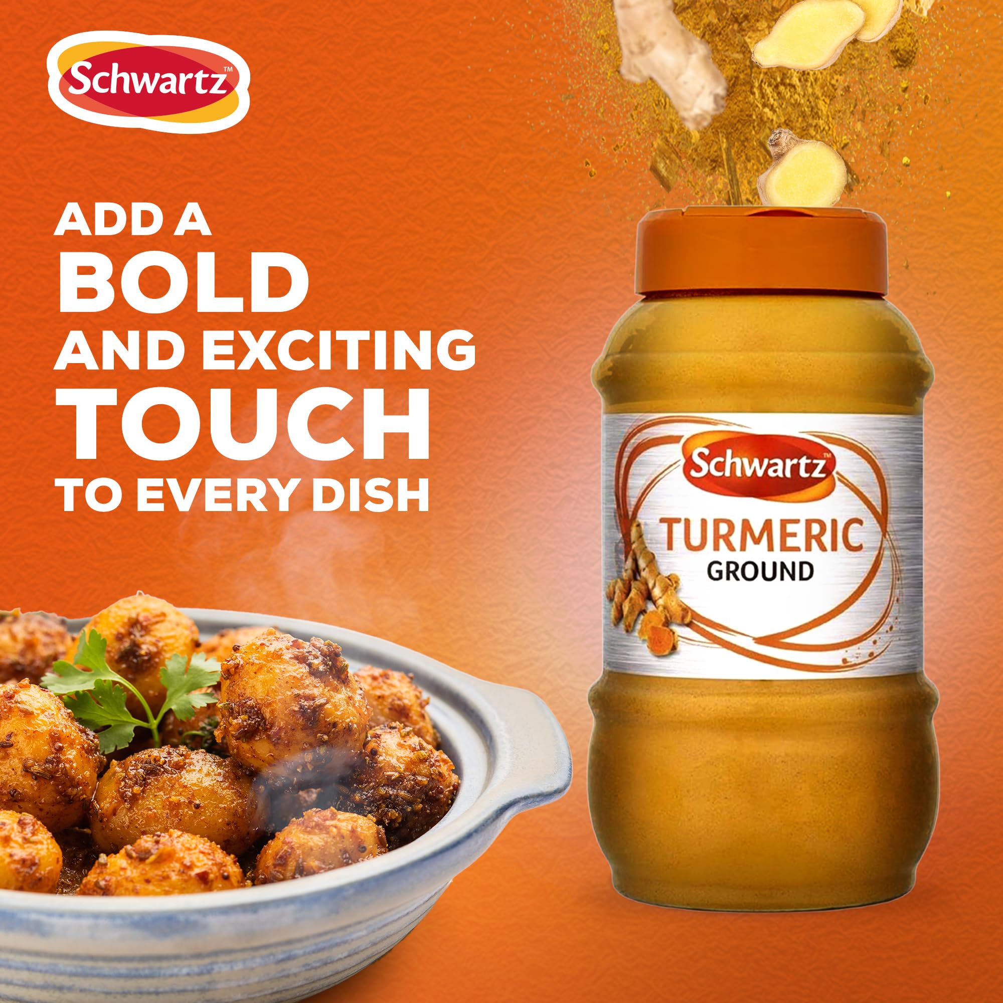 Schwartz Ground Turmeric Powder - Warm Earthy Flavour | 380g