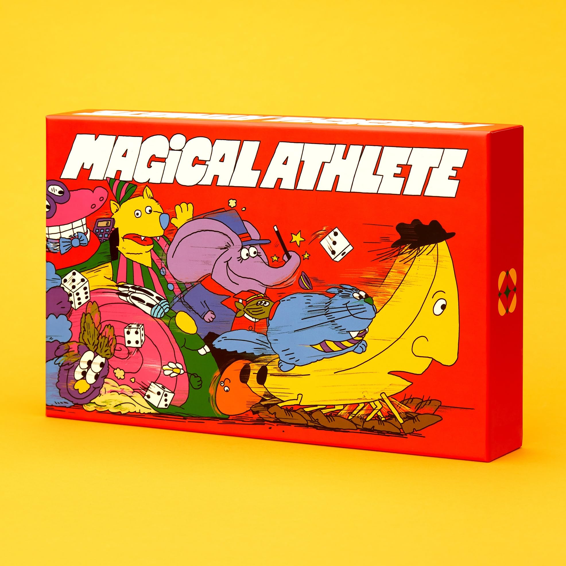 CMYK Magical Athlete Board Game - Fast-Paced Fantasy Racing, 5 Players, 20 Min Playtime