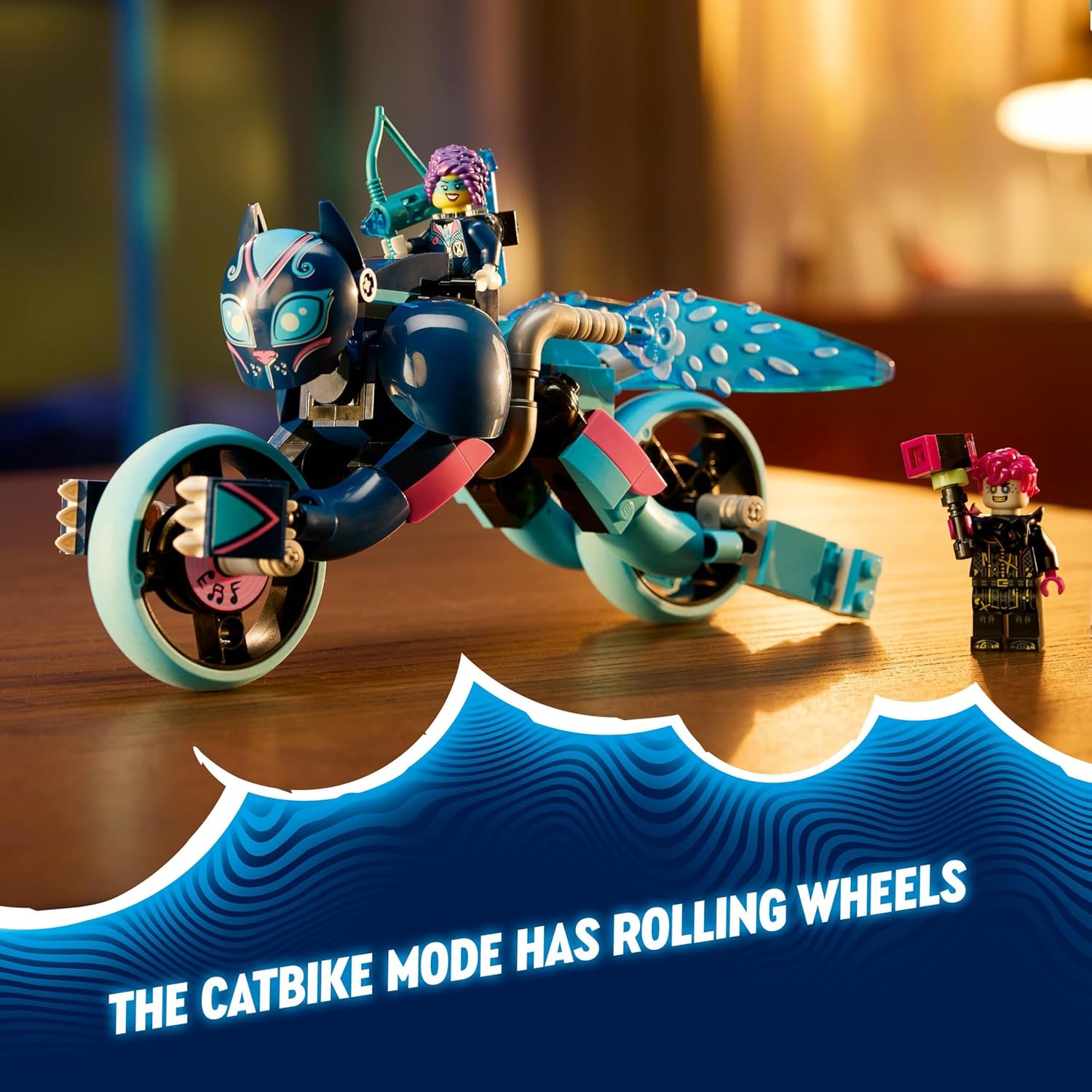 LEGO DREAMZzz Zoey’s Cat Motorcycle Set - Rebuildable Catbike Toy for Kids 7+