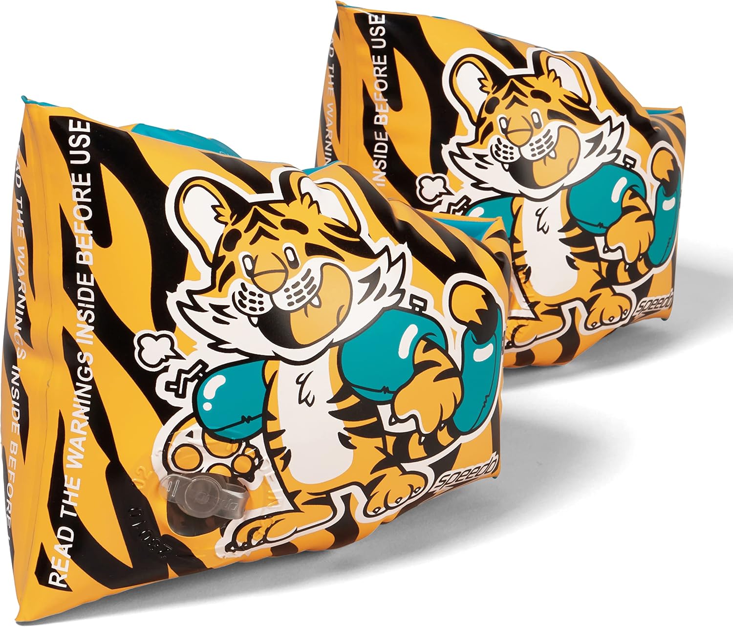 Aanadi the Bengali Tiger Cub Printed Armbands - Orange