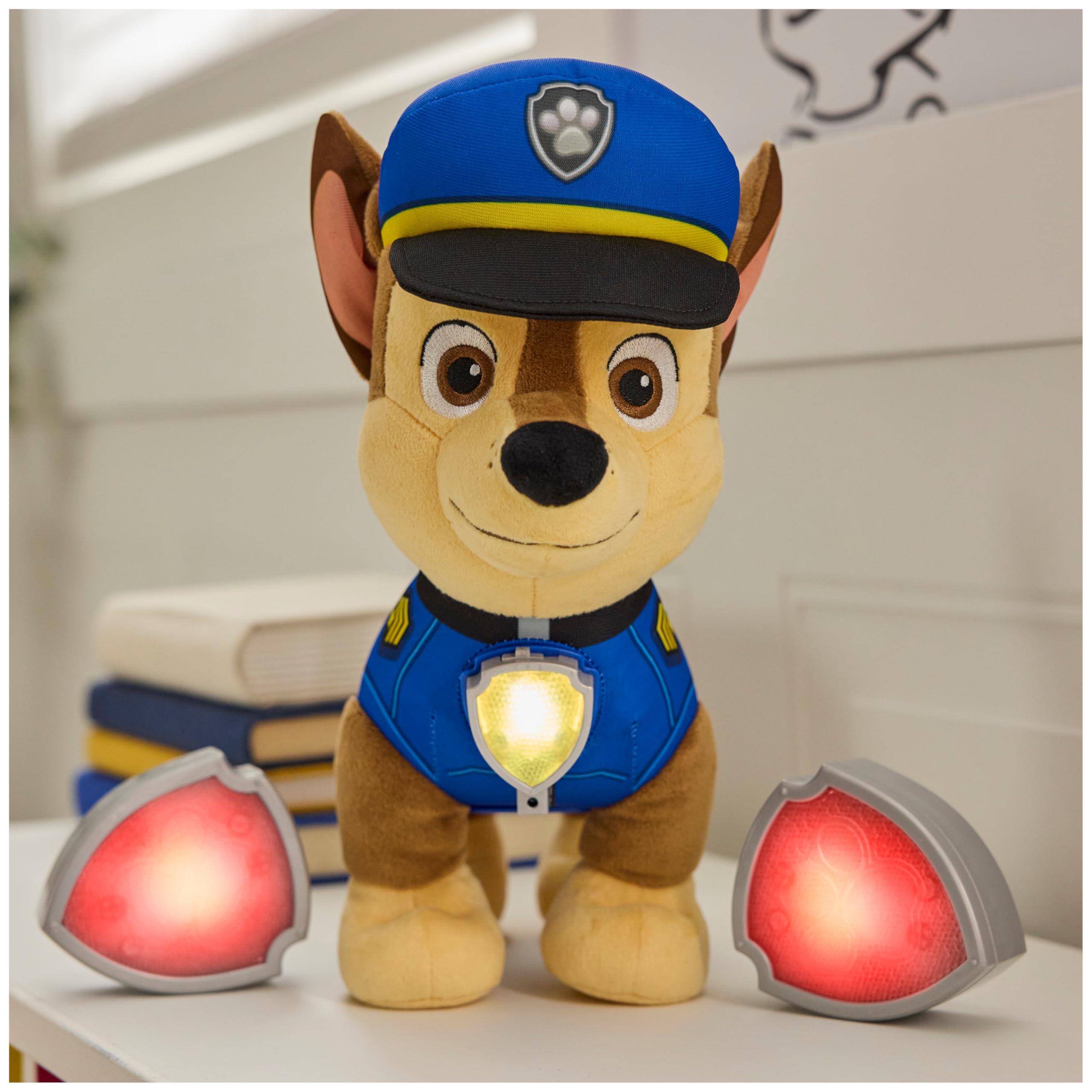 Paw Patrol Chase Interactive Plush Toy - 75+ Sounds & Phrases | 12 Inches | Ages 3+ 9