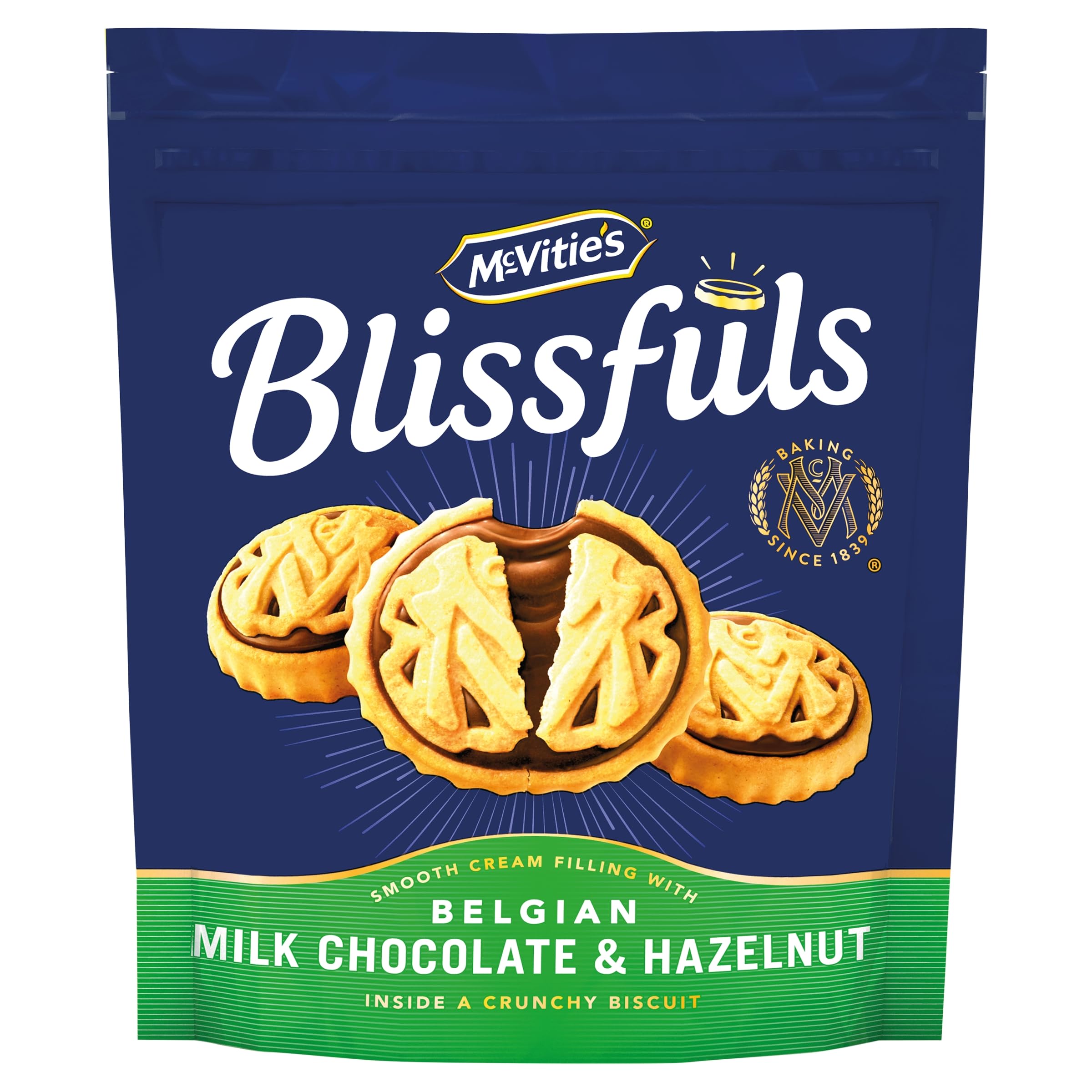 McVitie's Blissfuls Belgische Milchschokolade und Haselnusskekse 172 g 7