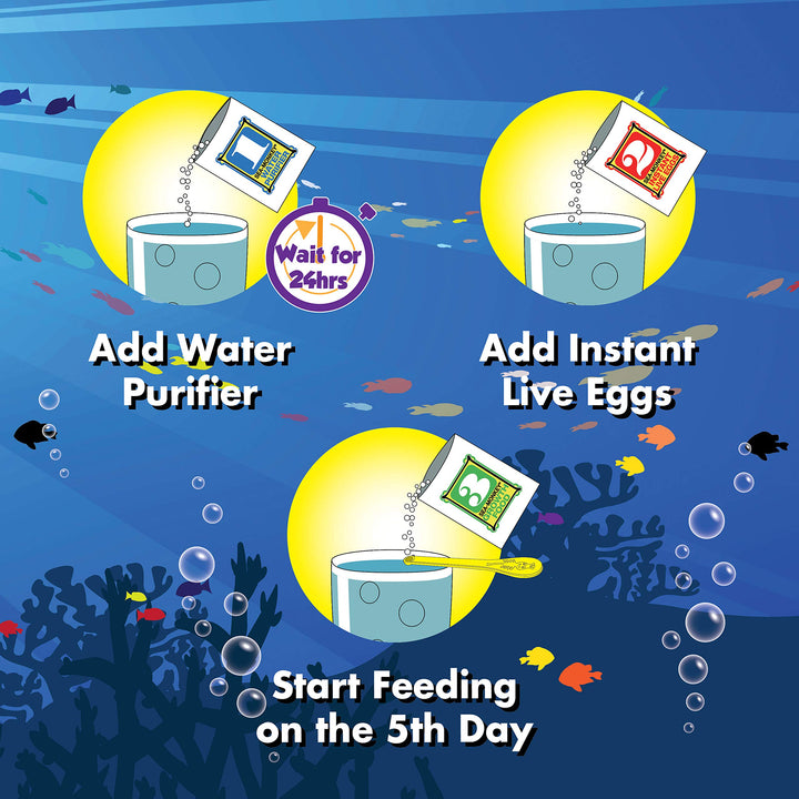 Sea Monkeys Glow in the Dark Magiquarium - Educational Science Kit for Kids 6+