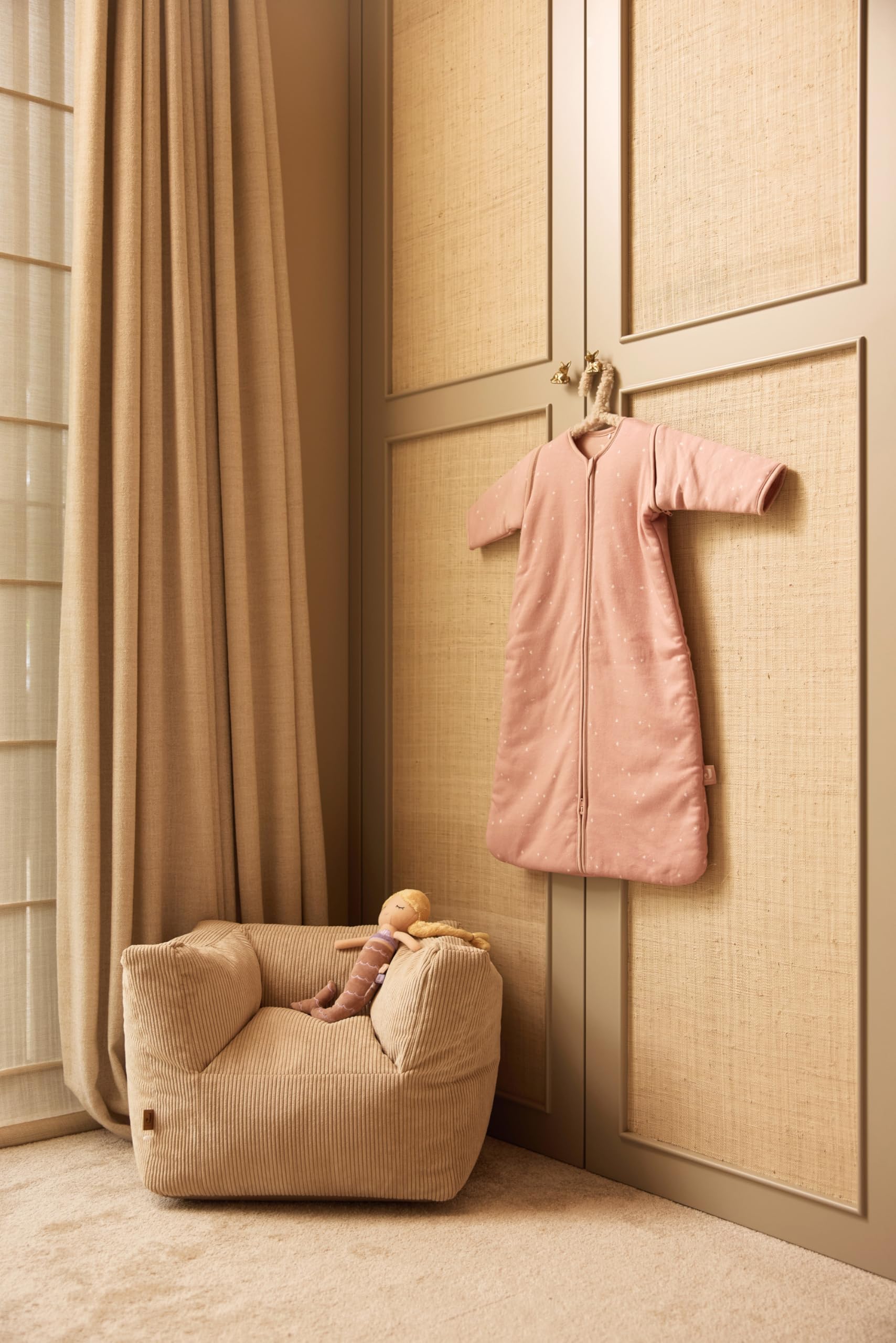 Jollein Mermaid Ella Rag Doll - Soft Plush Doll with Shimmering Crown & Mermaid Fin 7