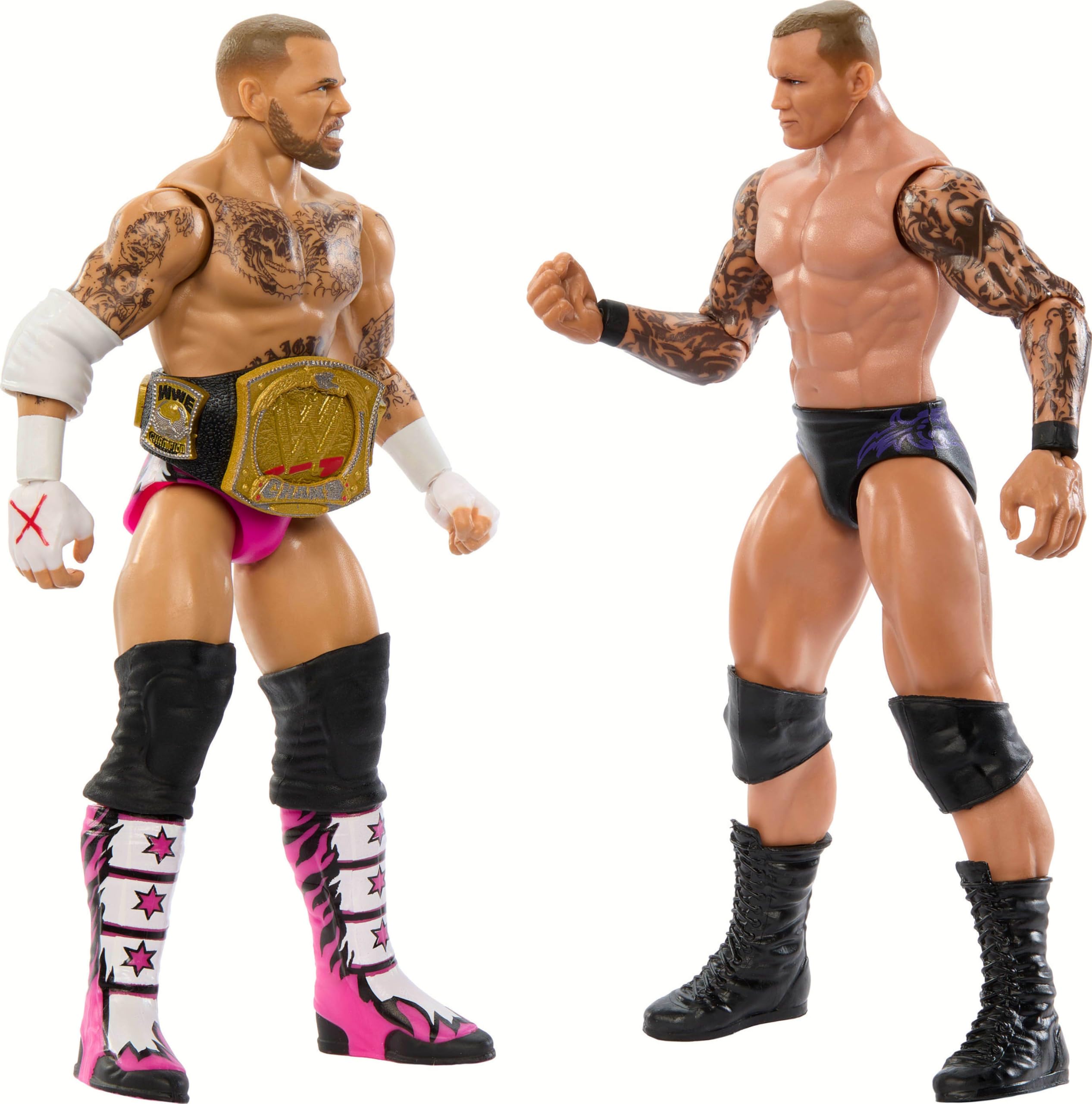 Mattel WWE Main Event Championship Showdown 2-Pack Action Figures - 6-Inch Collectible Figures with Accessories 4