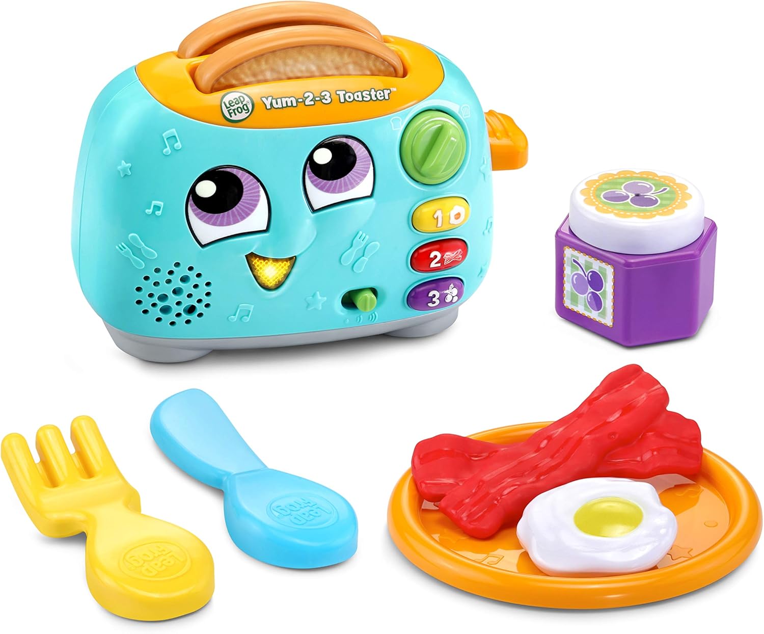 LeapFrog Yum-2-3 Toaster - Interactive Learning Toy for Toddlers 12 Months+ 3