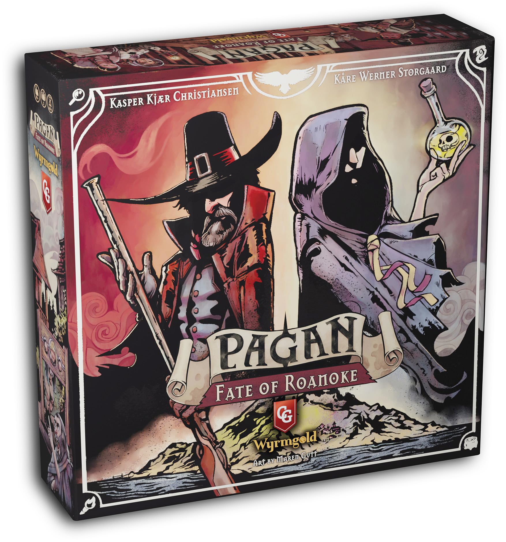 Capstone Games Pagan: The Fate of Roanoke - Asymmetrical 2-Player Card Game 1