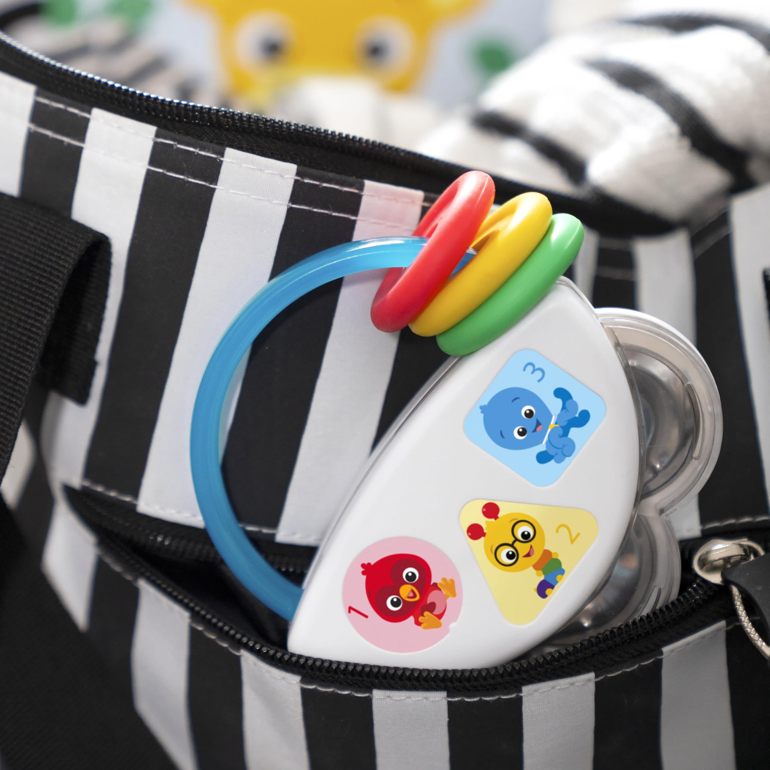 Baby Einstein Tiny Tambourine Musical Toy & Rattle for Unisex Baby Ages 3-36 Months 4