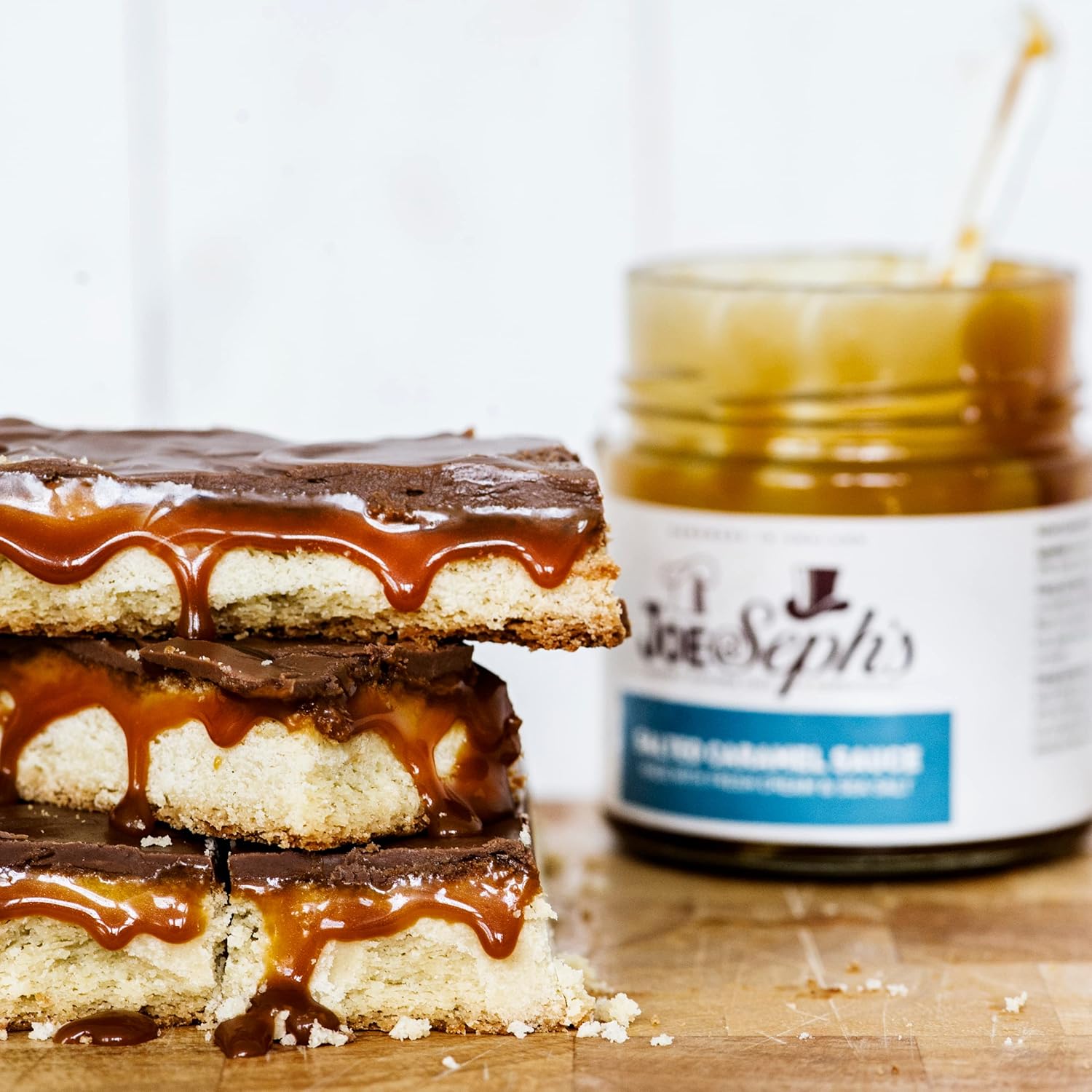 Joe &amp; Seph's Salted Caramel Dessert Sauce (230g) - Karamell-Topping für Eiscreme, Pfannkuchen und Backwaren 4