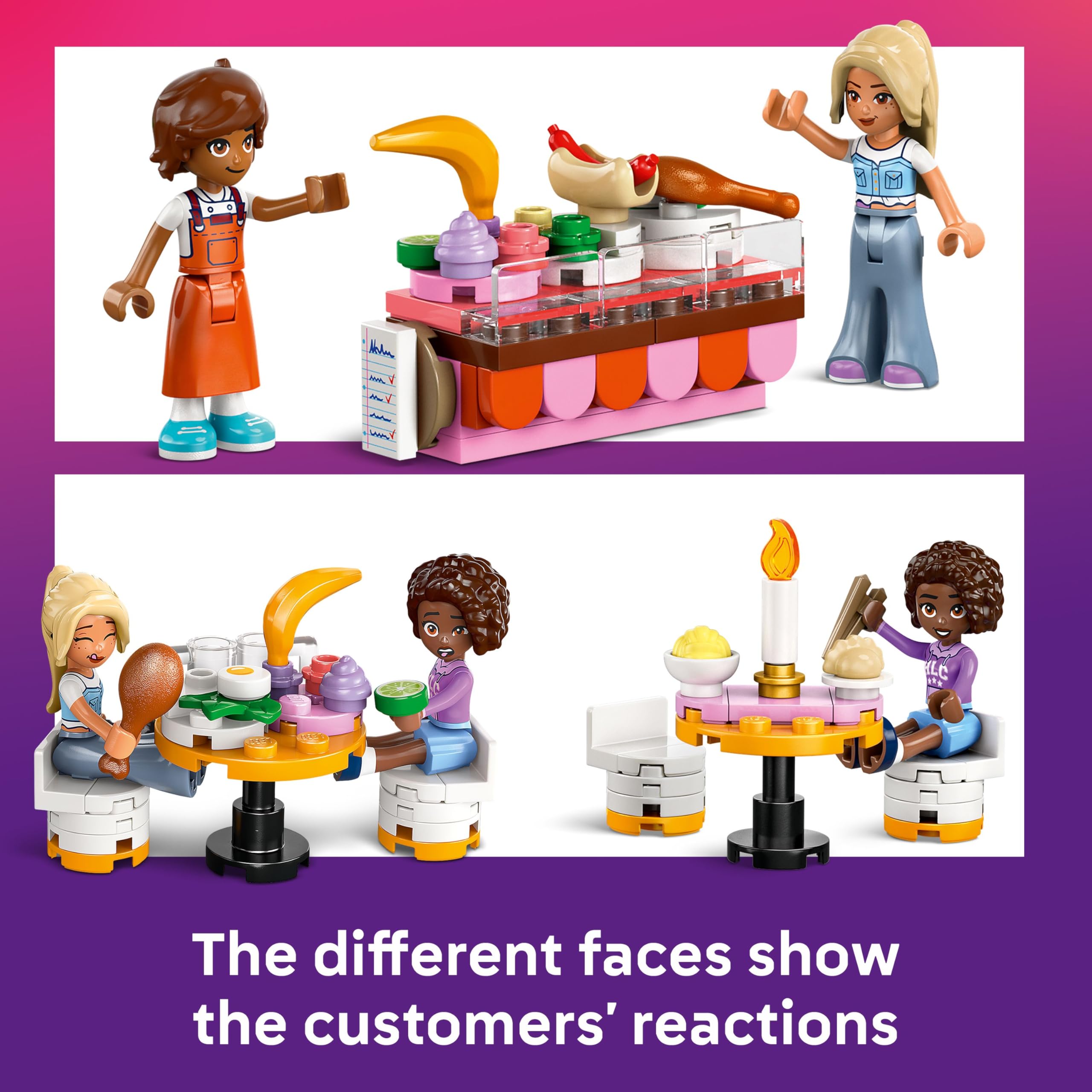 LEGO Friends Restaurant and Cooking School Playset - Building Toy for 8+ Year Olds 11
