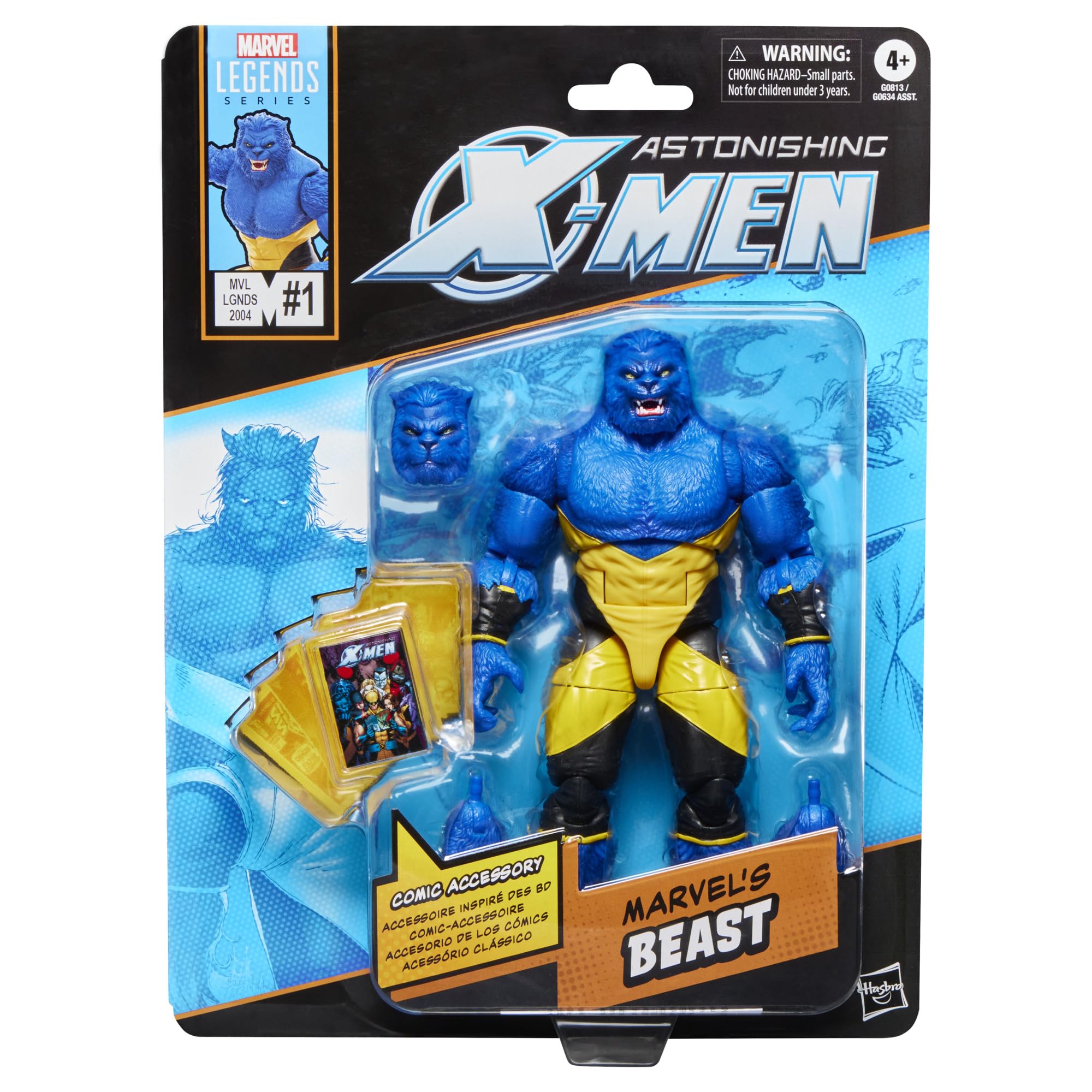 Marvel Legends Series Marvel's Beast Action Figure - 6-Inch Scale | Limited Edition | Ages 4+