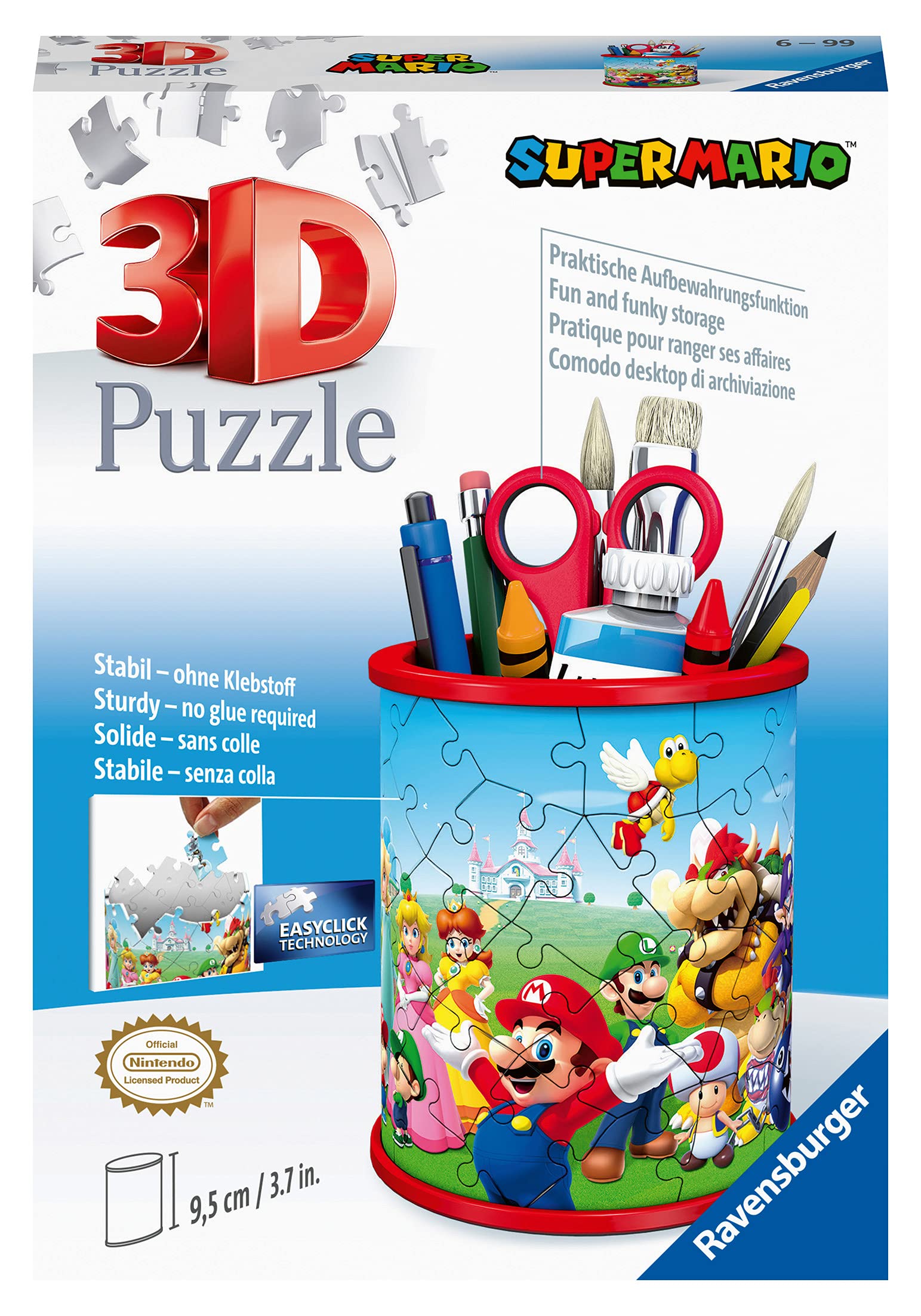 Ravensburger Super Mario Brothers Pencil Pot 3D Jigsaw Puzzle - 54 Pieces 8