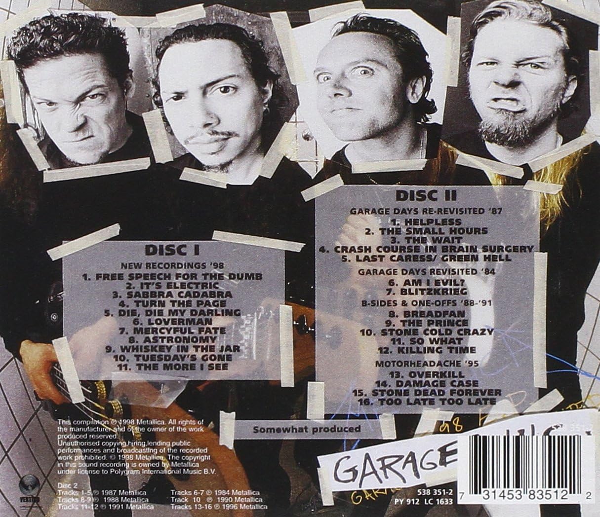 Metallica - Garage Inc. [Audio CD]
