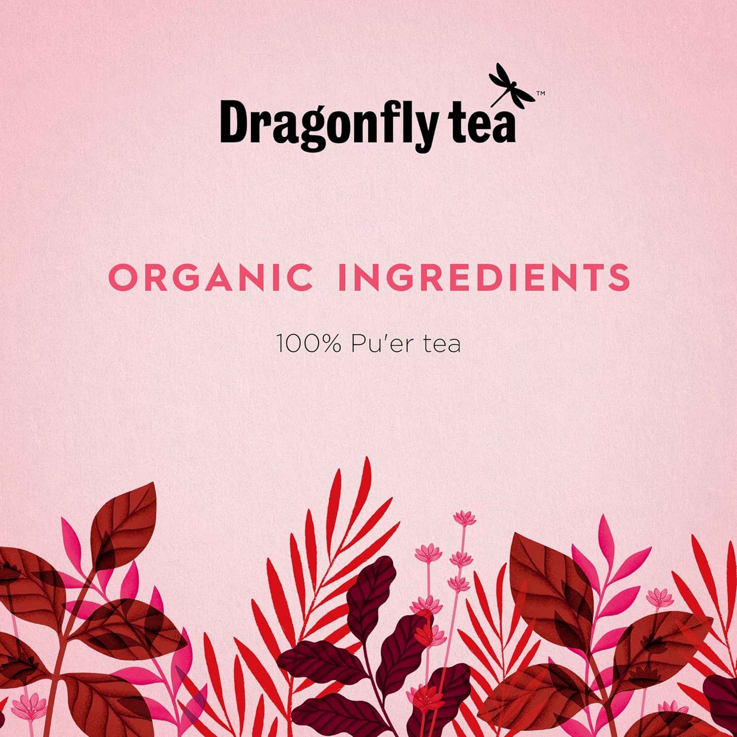 Dragonfly Tea - Good Dragon Organic Pu'er Tea, 80 Teabags (4 Pack) 3