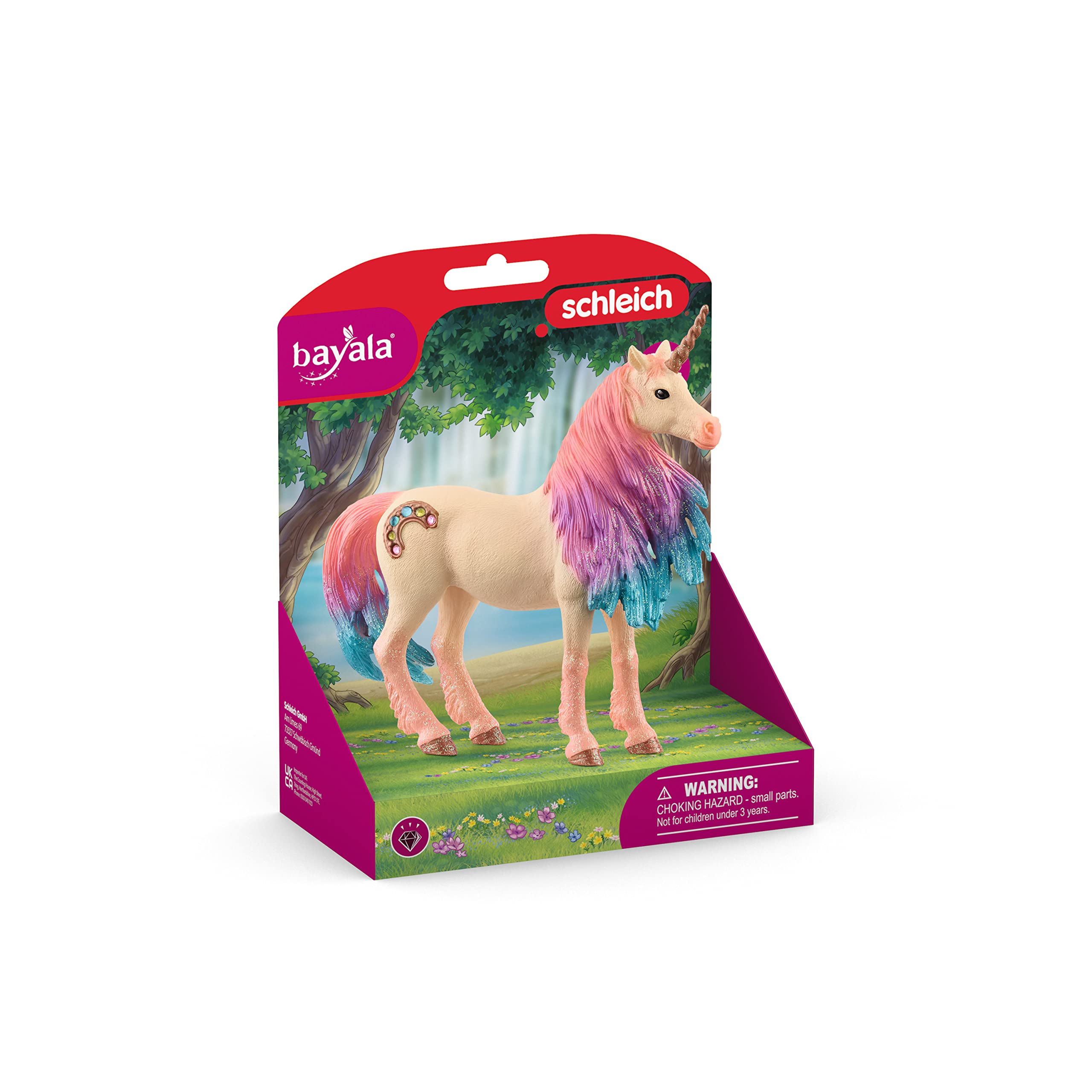 SCHLEICH 70723 Marshmallow Unicorn Mare Figurine - Multicoloured Fantasy Toy for Ages 3+ 6