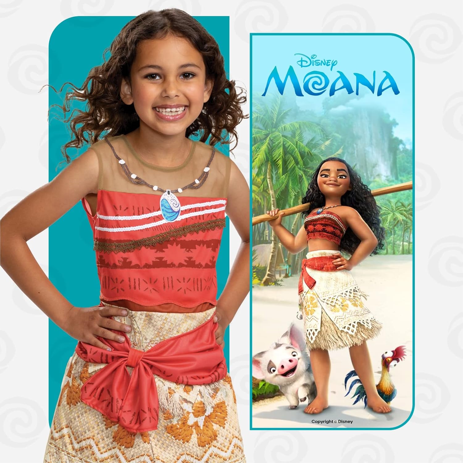 Disguise Disney Moana Costume - Toddler (3-4 Years) 7