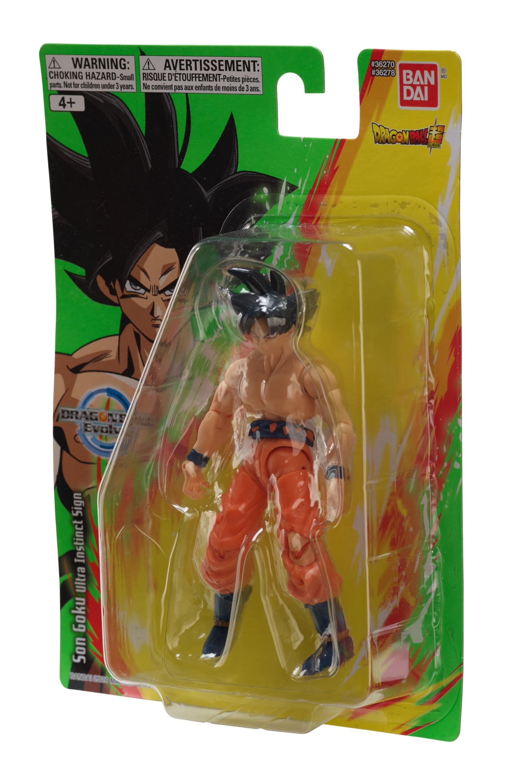 Bandai Dragon Ball Evolve Ultra Instinct Goku Action Figure - 12.5cm | Highly Articulated | Plastic 3