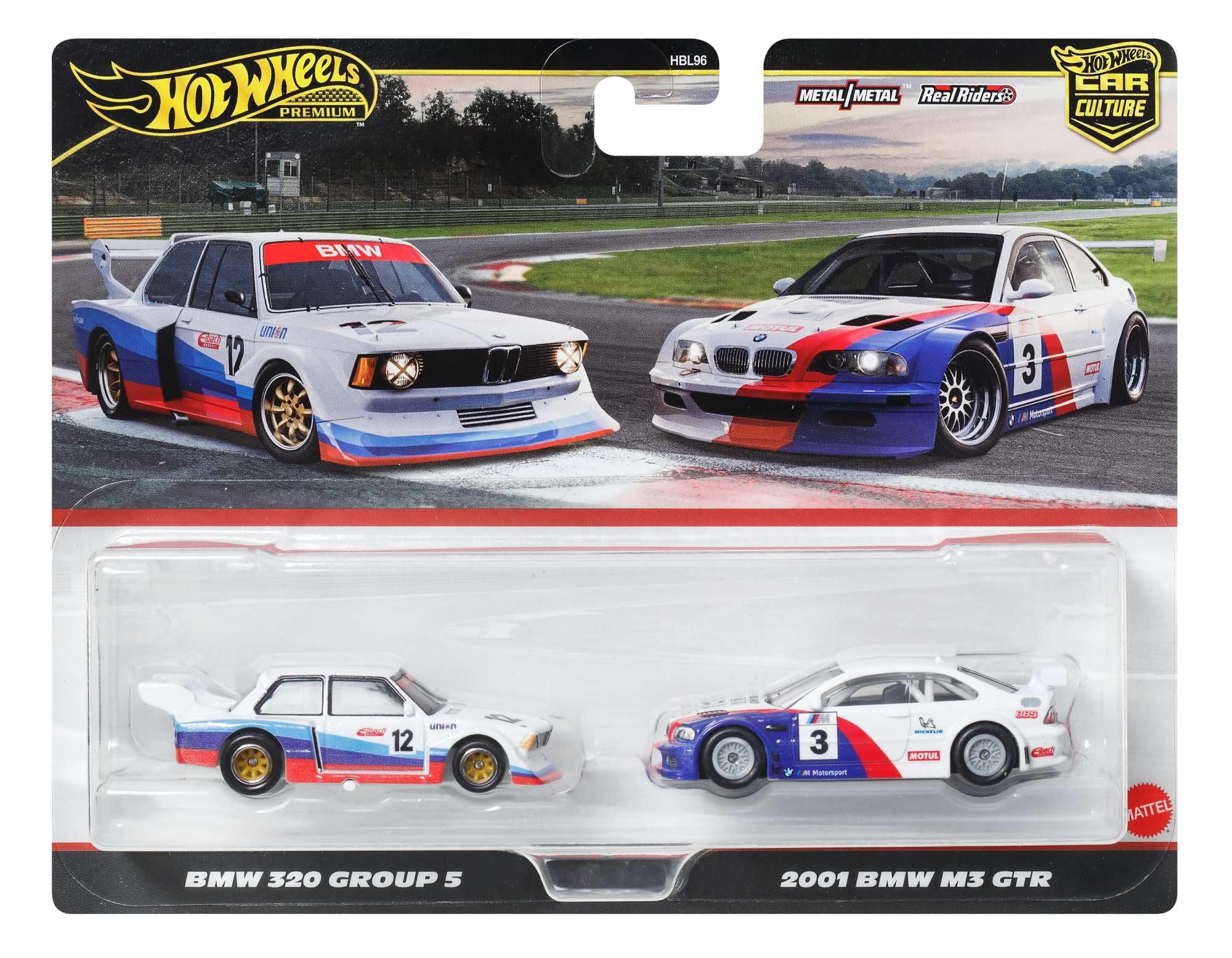 Hot Wheels Premium BMW E46 GTR Car Culture 2-Pack - 1:64 Scale Die-Cast Vehicles 6