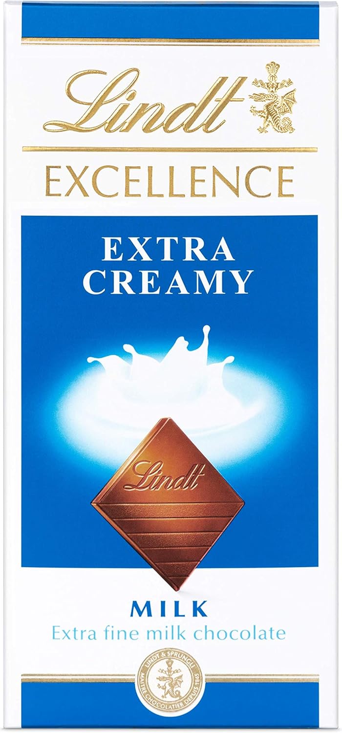 Lindt Excellence Extra Cremige Milchschokolade, 100g