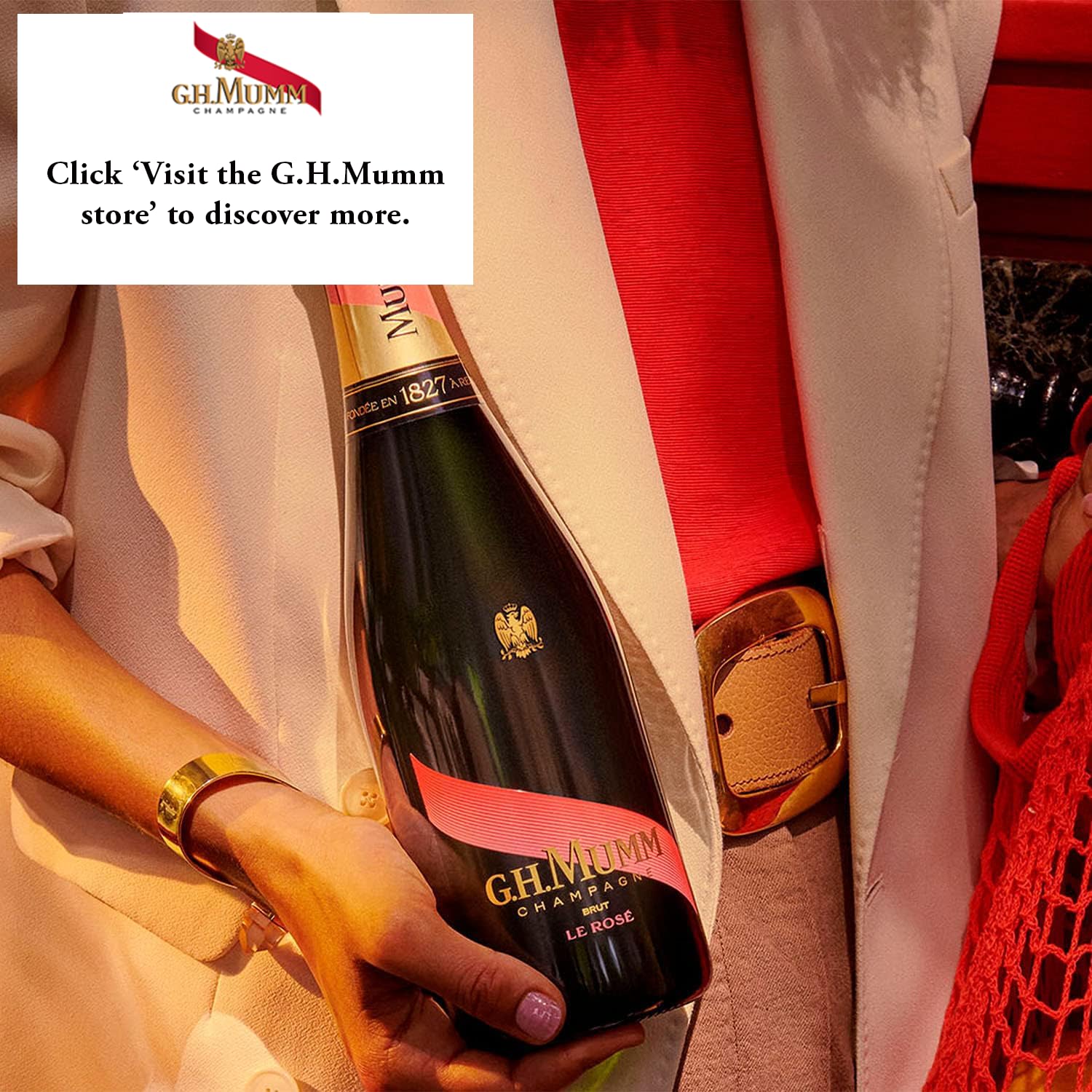 G.H. Mumm Le Rosé Champagne - 75cl with Gift Box 5