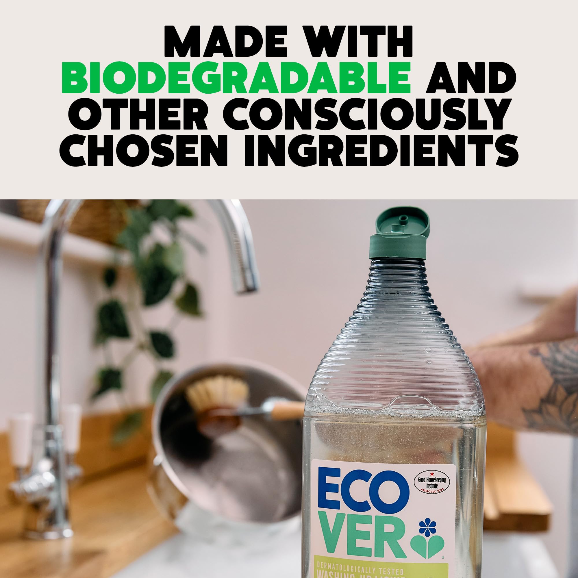 Ecover Camomile & Clementine Washing Up Liquid, 950 ml 6