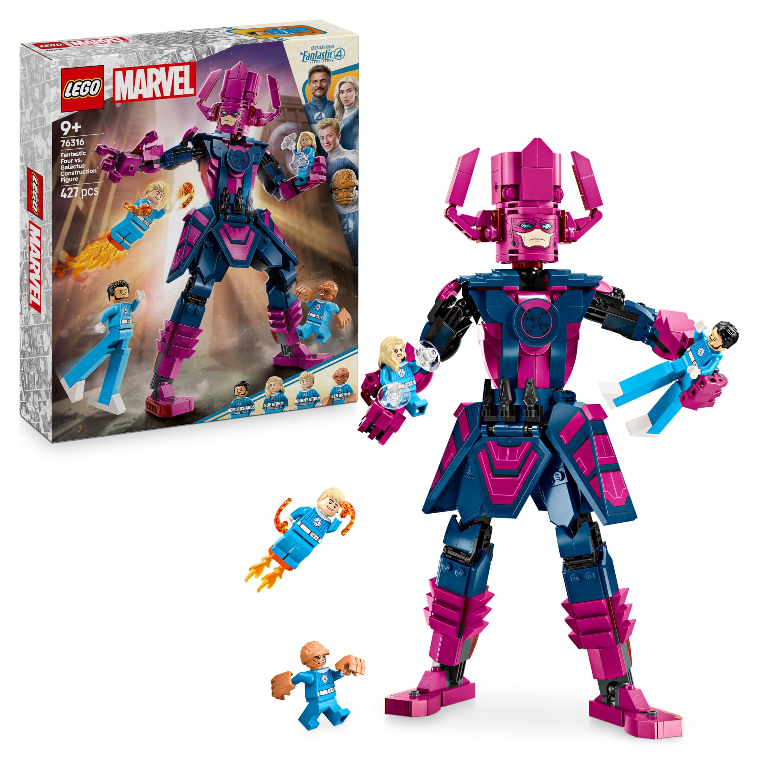 LEGO Marvel Fantastic Four vs. Galactus Construction Figure Set 76316 | Ages 9+ 1