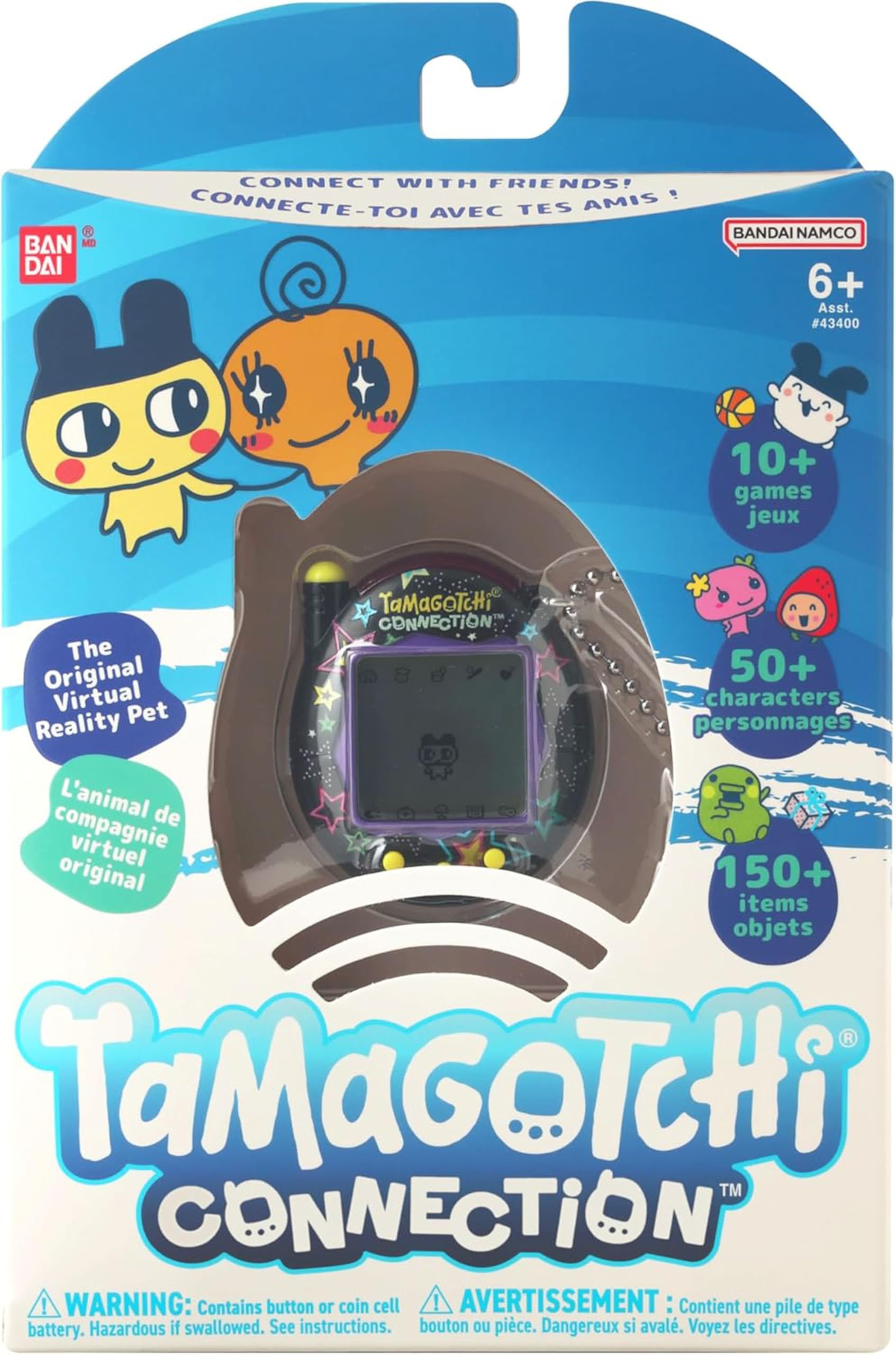 Tamagotchi Connection Digital Pet - Infra-Red Connection & 6 Mini Games for Kids 8+ 5