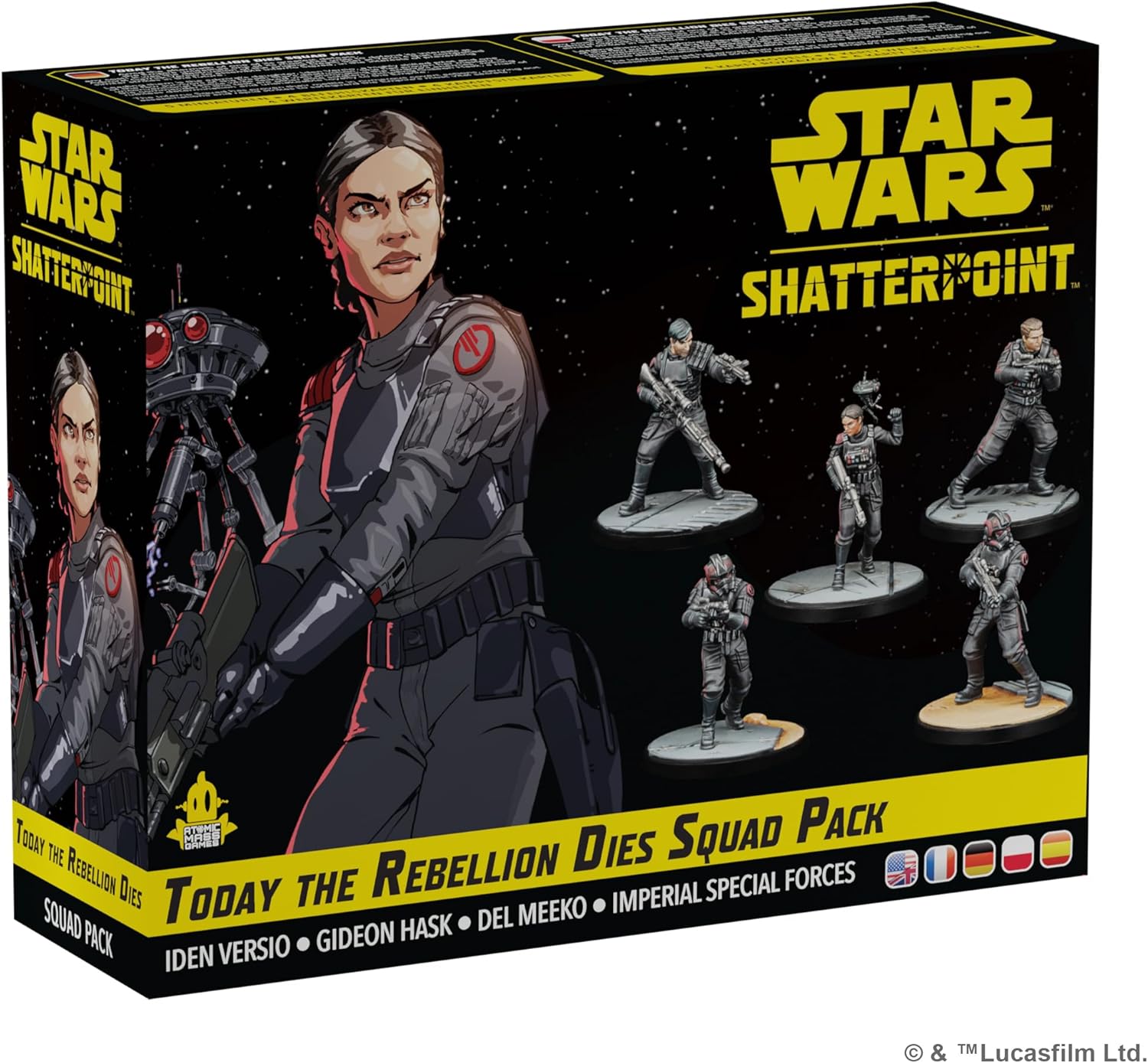 Atomic Mass Games Star Wars: Shatterpoint Today the Rebellion Dies Squad Pack 1
