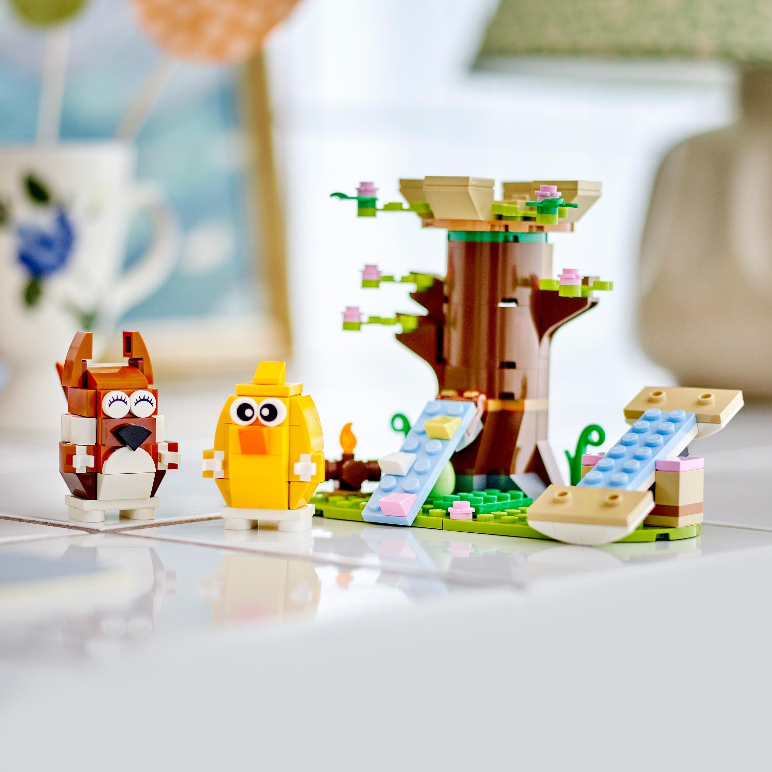 LEGO Spring Animal Playground Building Toy Set - Easter Playset with Bird and Squirrel Figures for Ages 8+ 5