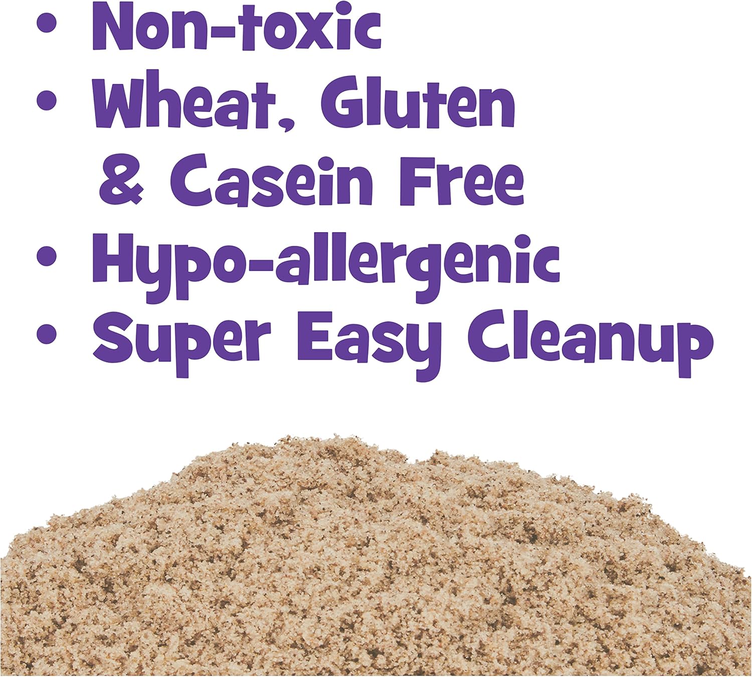 Kinetic Sand Natural Brown 907g - Squeeze & Shape Sensory Play Sand for Kids 10