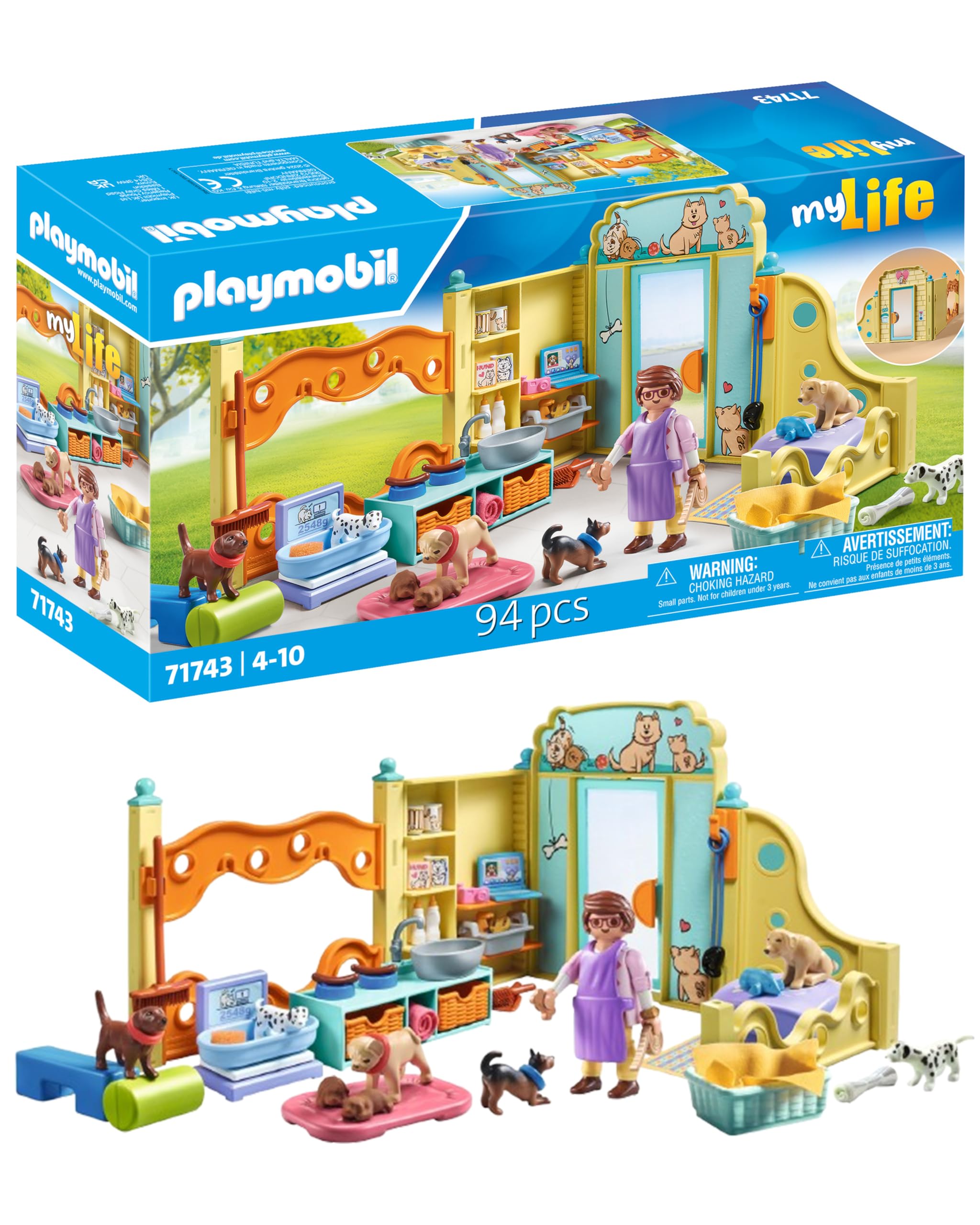 Playmobil My Life Puppy House Playset | Ages 4+ | Model 71743