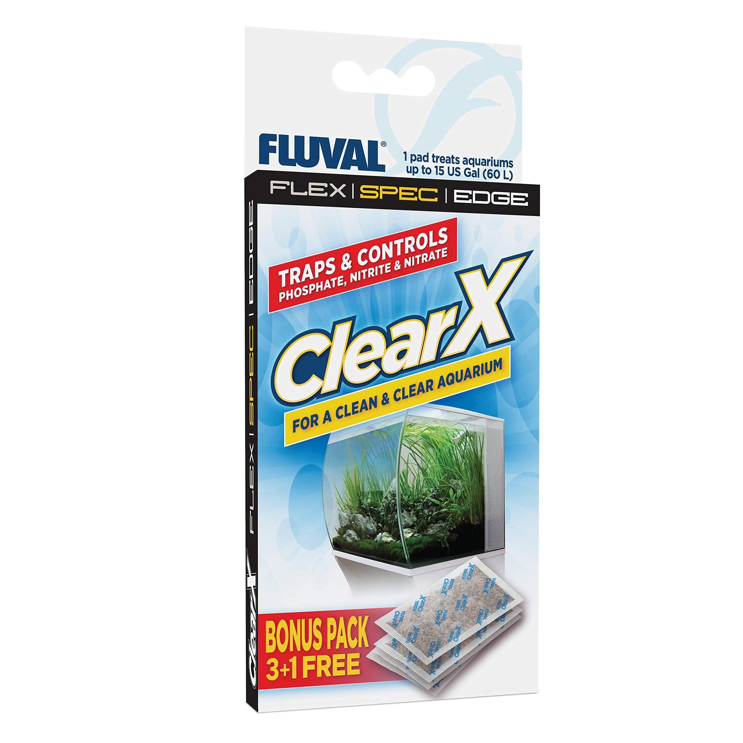 Fluval Clear X Filter Sachets - Eliminates Cloudy Water, Odors, and Discoloration | 1 Count 1