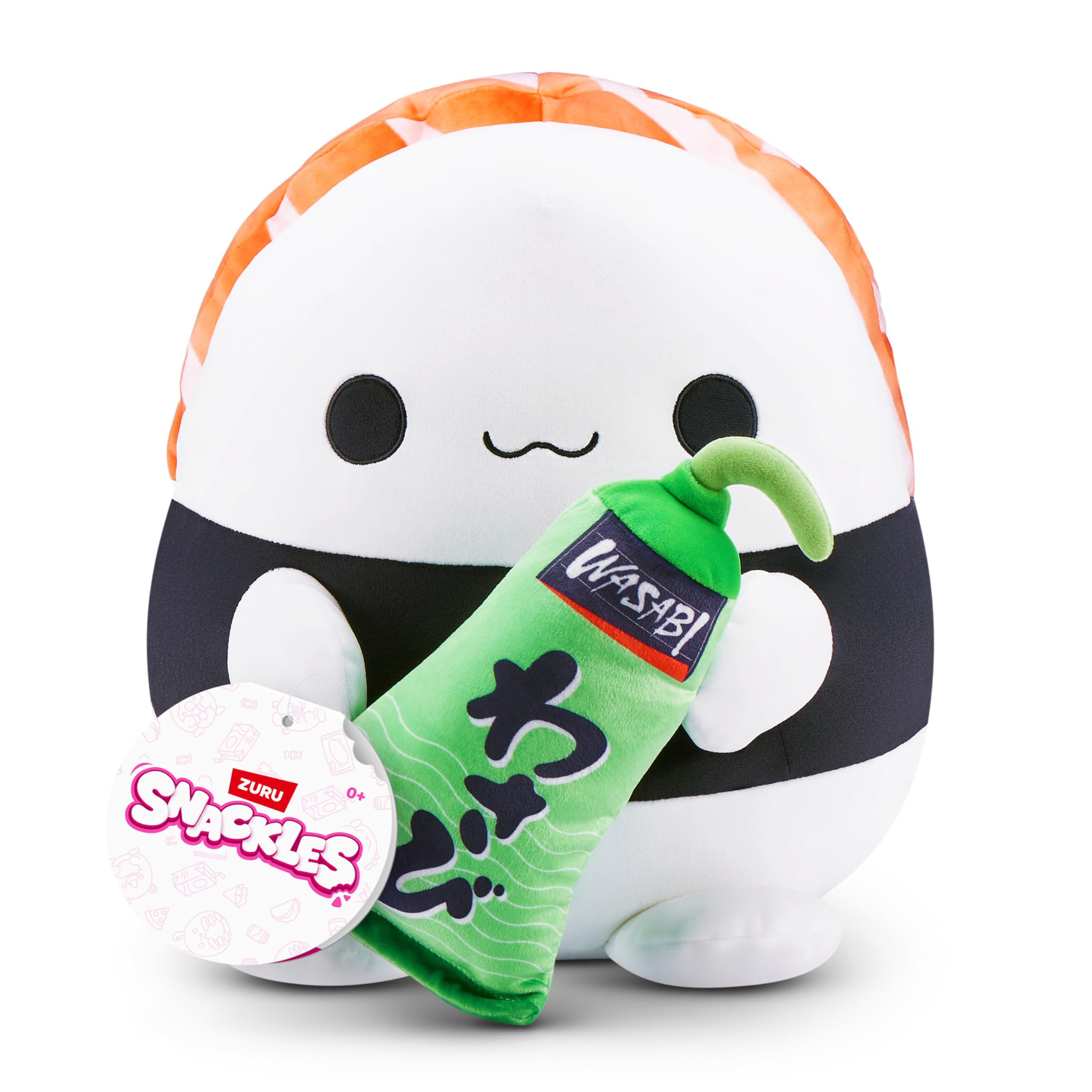 Snackles Series 1 8-inch Plush (EVA) by ZURU - Soft Squeezable Collectible with Snack Accessory 7