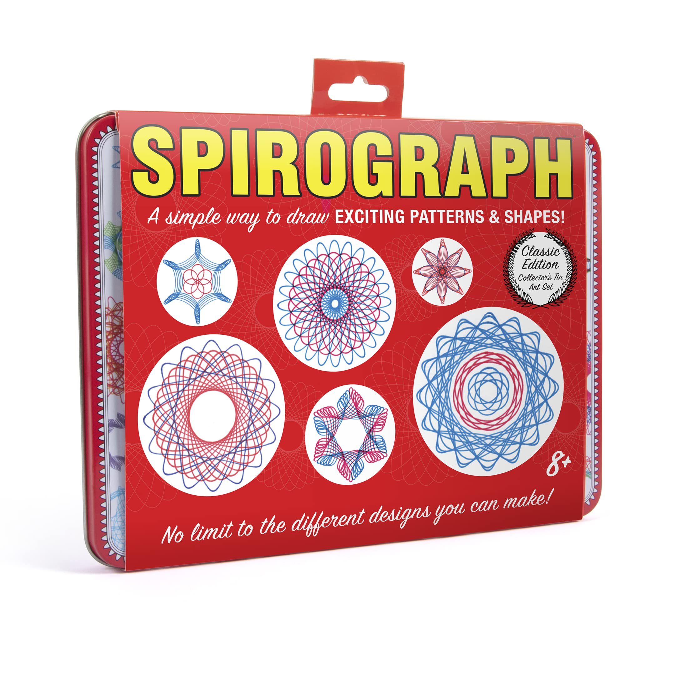 Spirograph Retro Tin - Collector's Edition Art Set | Ages 8+ | 14 Pieces