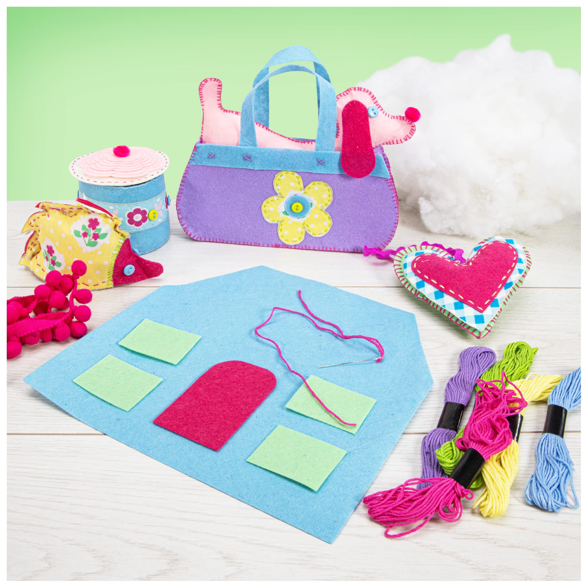 Galt Toys - Sewing Case Craft Kit for Kids 9