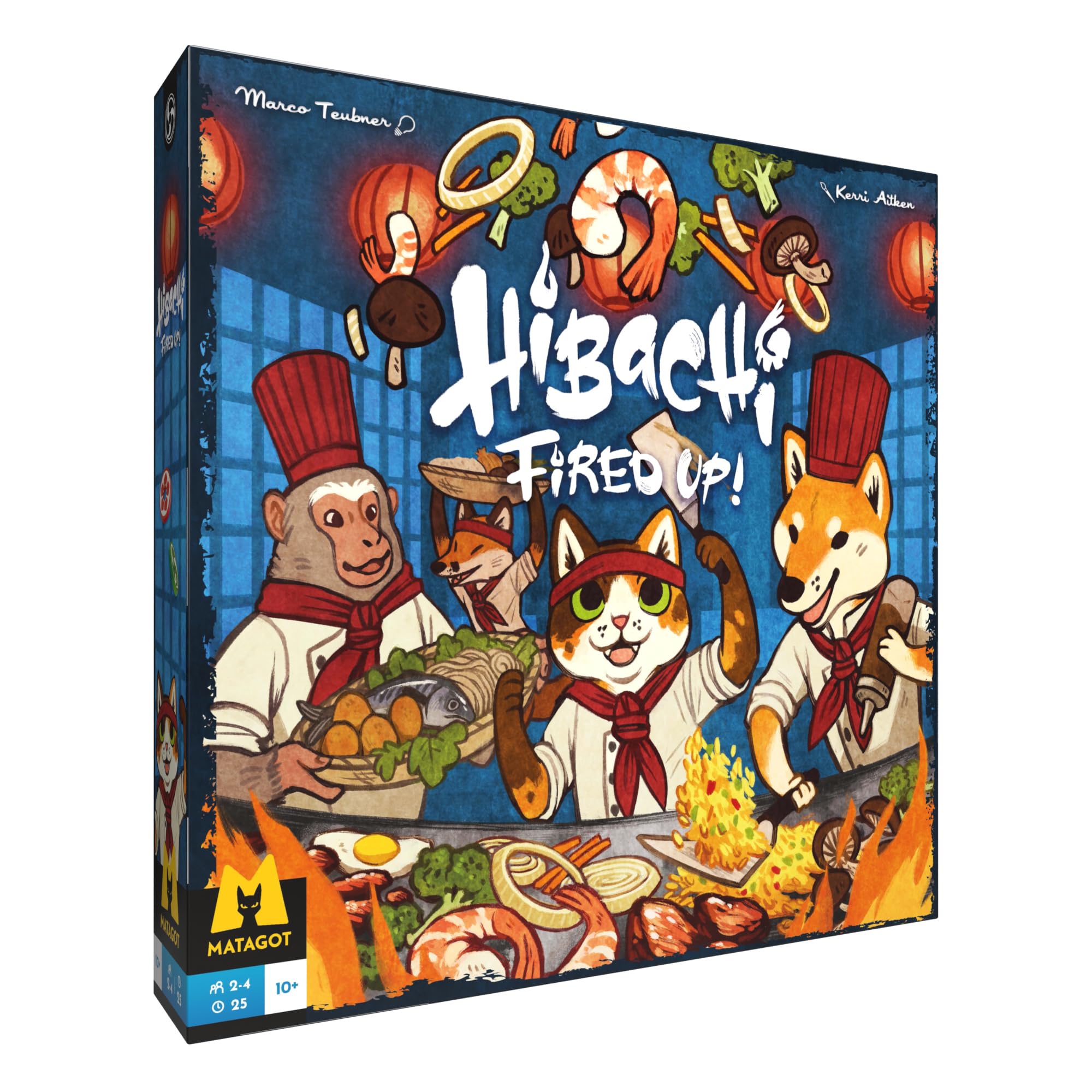 Matagot Hibachi: Fired Up Edition! Board Game | 2-4 Players | Ages 12+