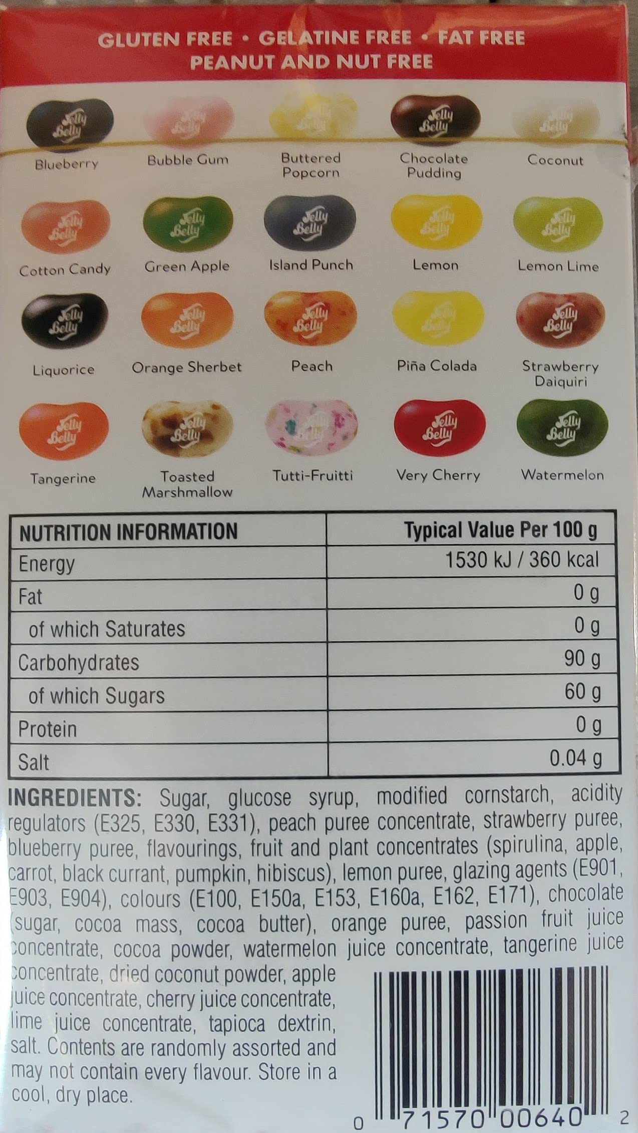 Jelly Belly Assorted Jelly Beans Box - 20 Flavours | 100g
