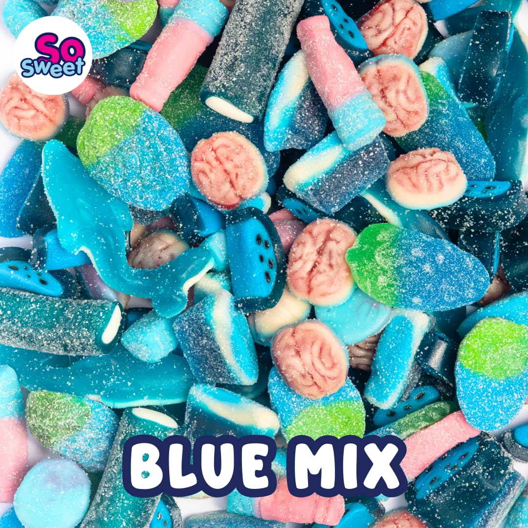 SoSweet Blue Sweet Mix – 1kg Fruity Blue-Themed Pick & Mix Sweets for Parties, Baby Showers & Events 5