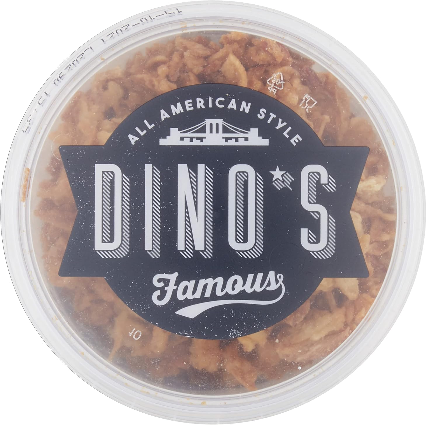 Dino's - Berühmtes Topping aus knusprigen Röstzwiebeln, 150 g Dose 8