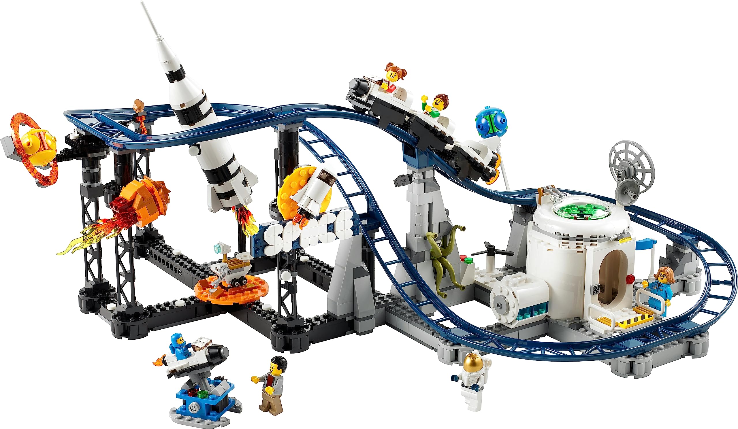 LEGO Creator 3in1 Space Roller Coaster Set - 874-Piece Building Toy for Ages 9+ 12