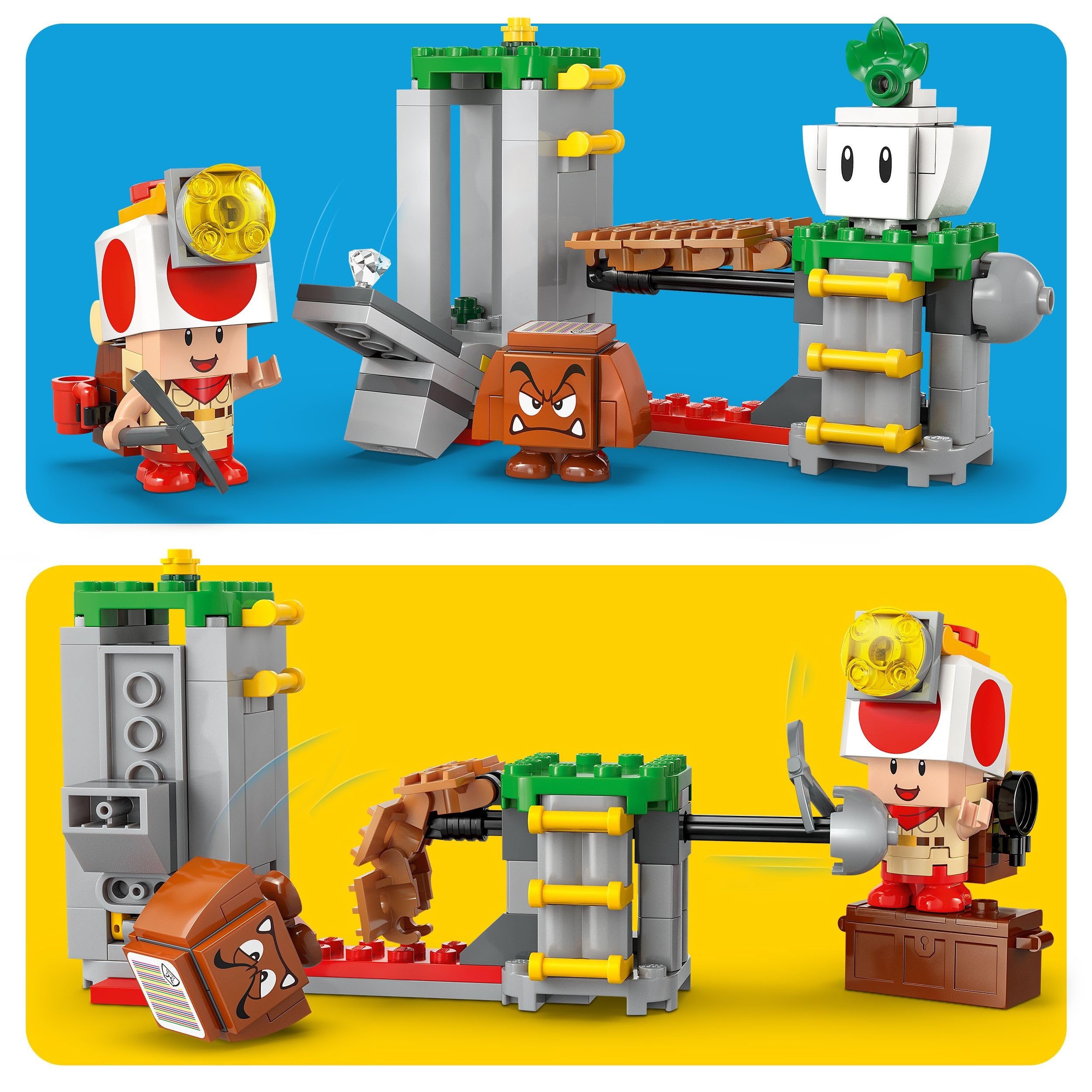 LEGO Super Mario Captain Toad's Camp - Interactive Building Set with 3 Figures for Kids 6+ 4