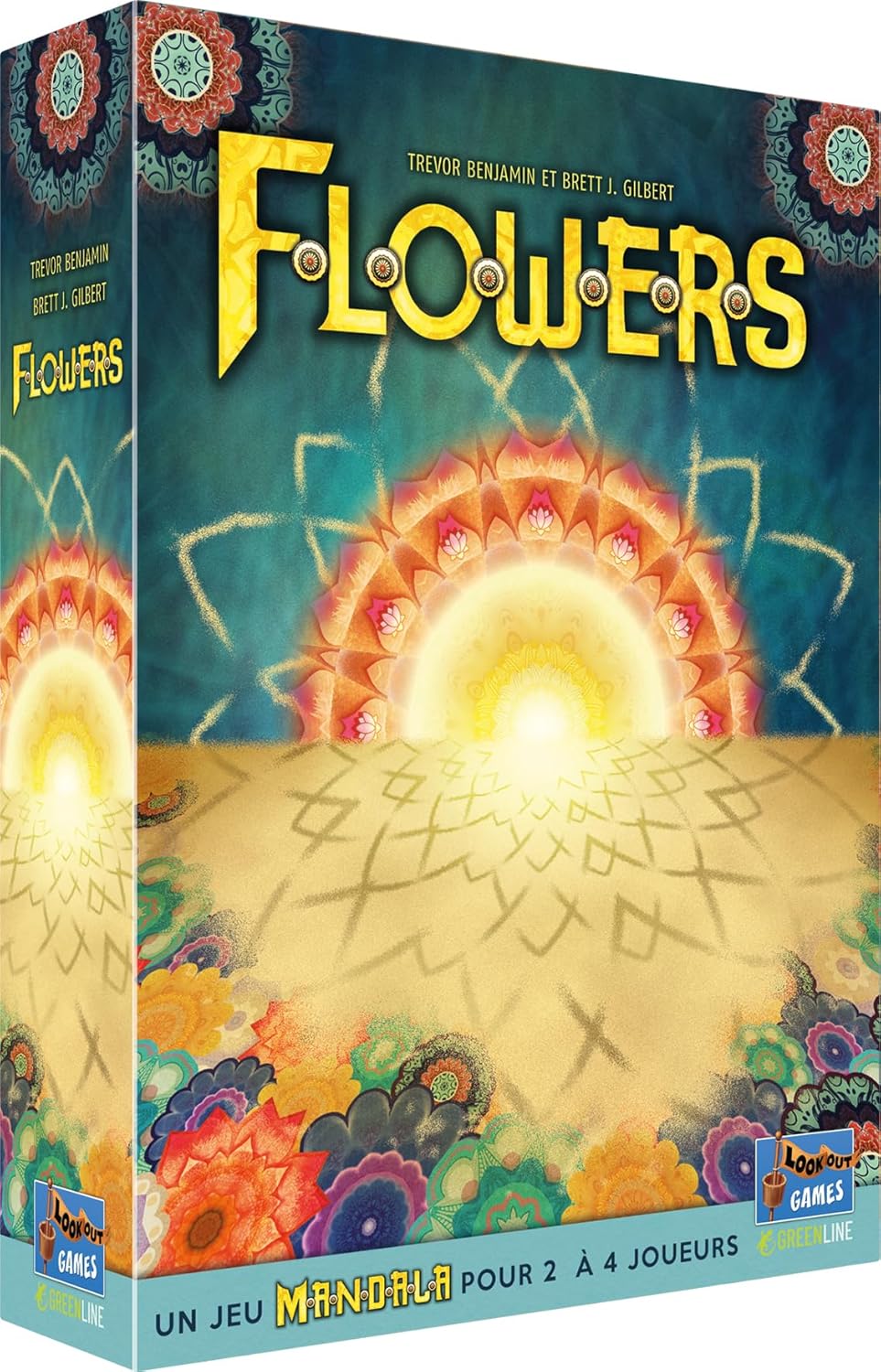 Lookout Flowers: A Mandala Game Board Game