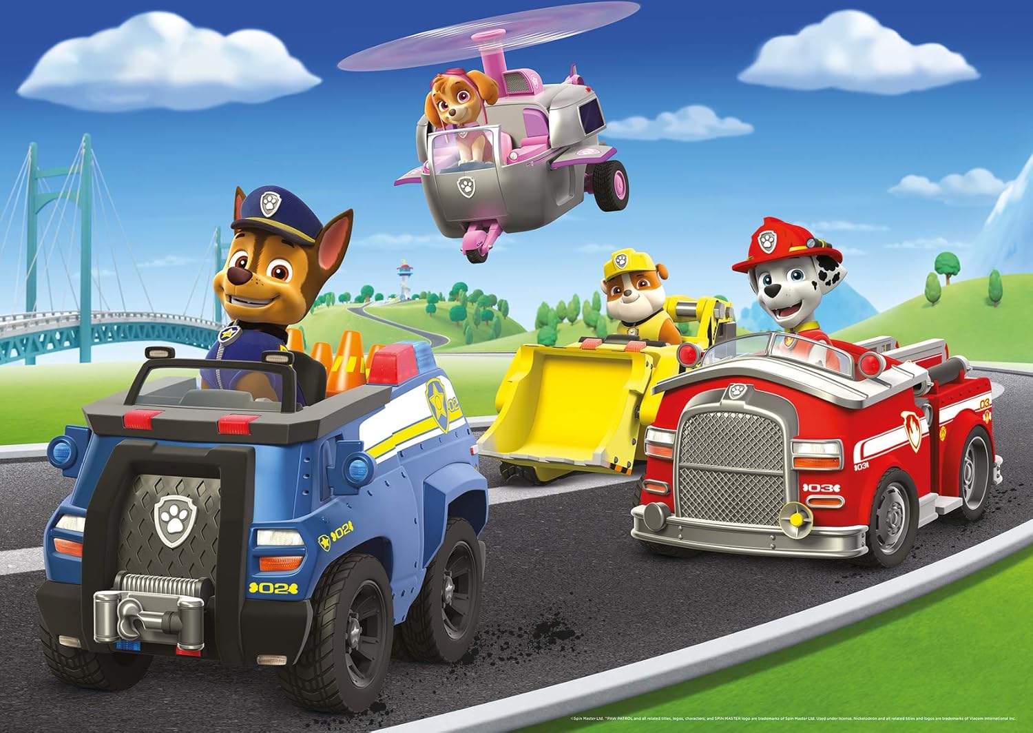 Ravensburger Paw Patrol Shaped Giant Floor Puzzle - 24-Piece Jigsaw for Kids 3 Years and Up 3