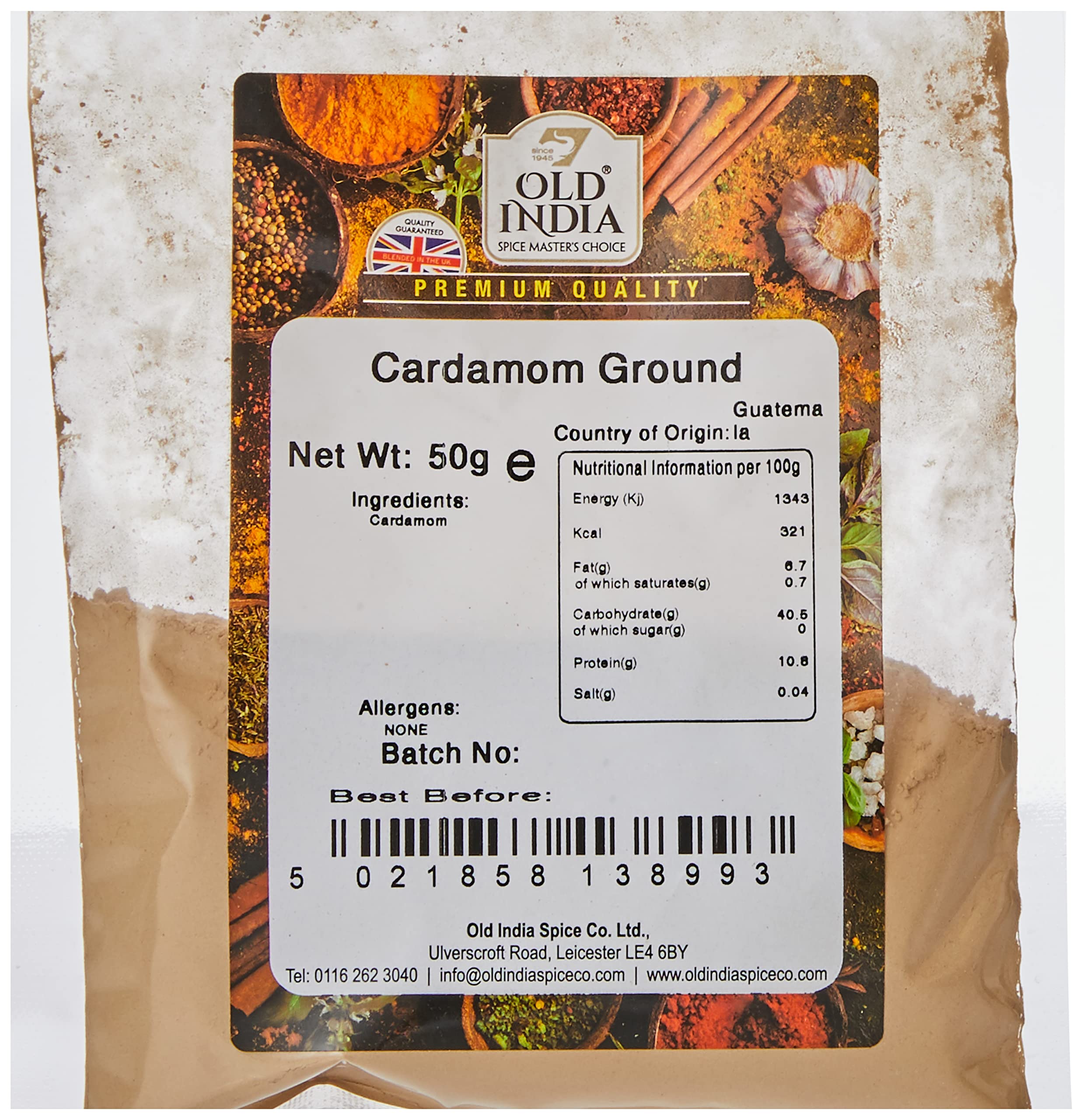 Old India Ground Cardamom - 100% Natural, Additive-Free | 50g 2