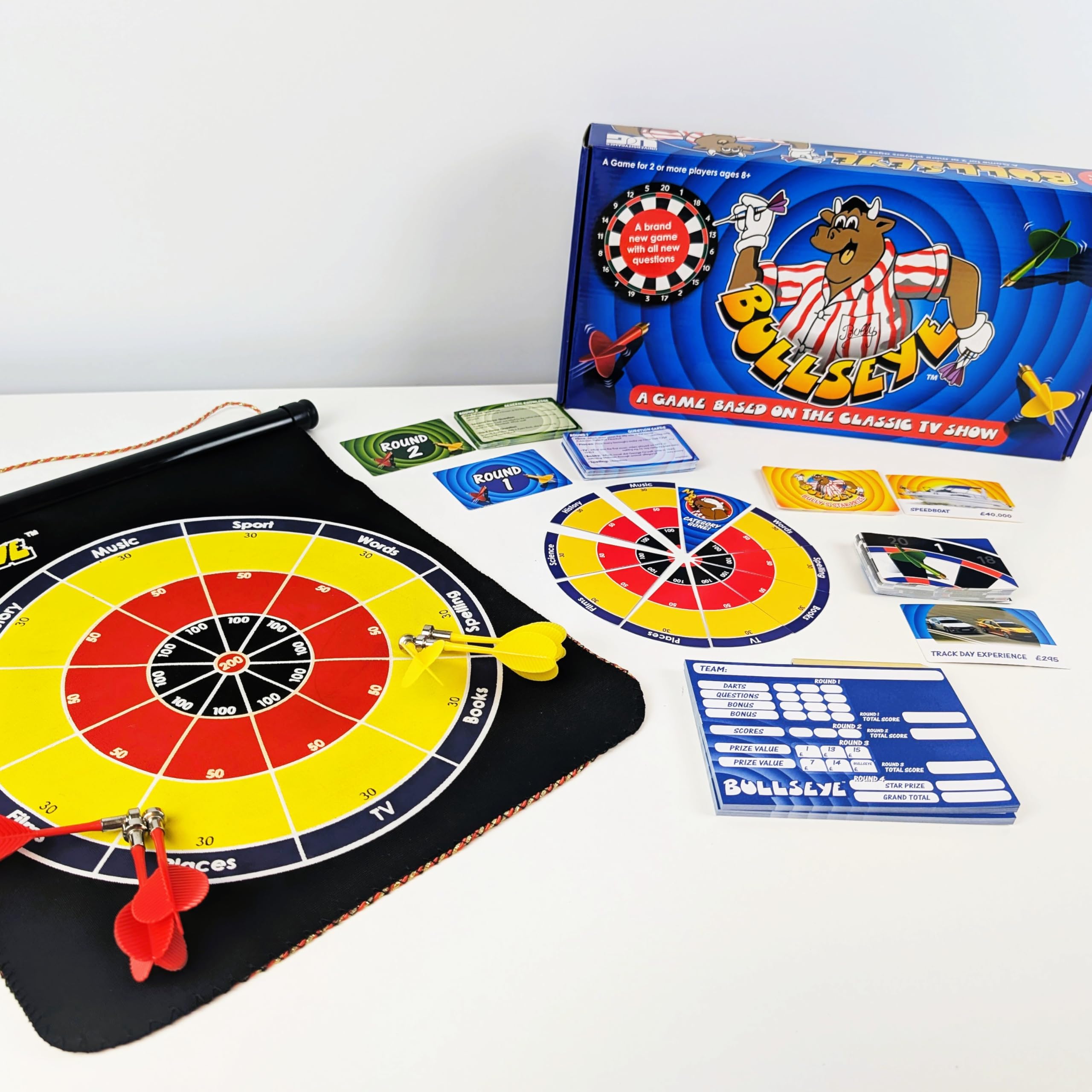 University Games Bullseye Board Game with Magnetic Darts 4