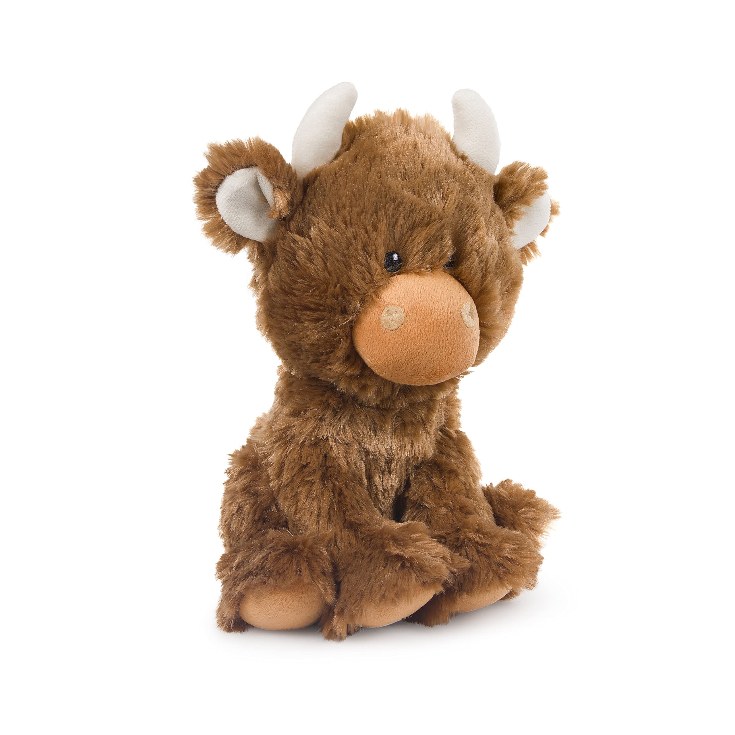 Petface Hetty the Highland Cow Plush Dog Toy - Small Size | Squeaker | Unscented