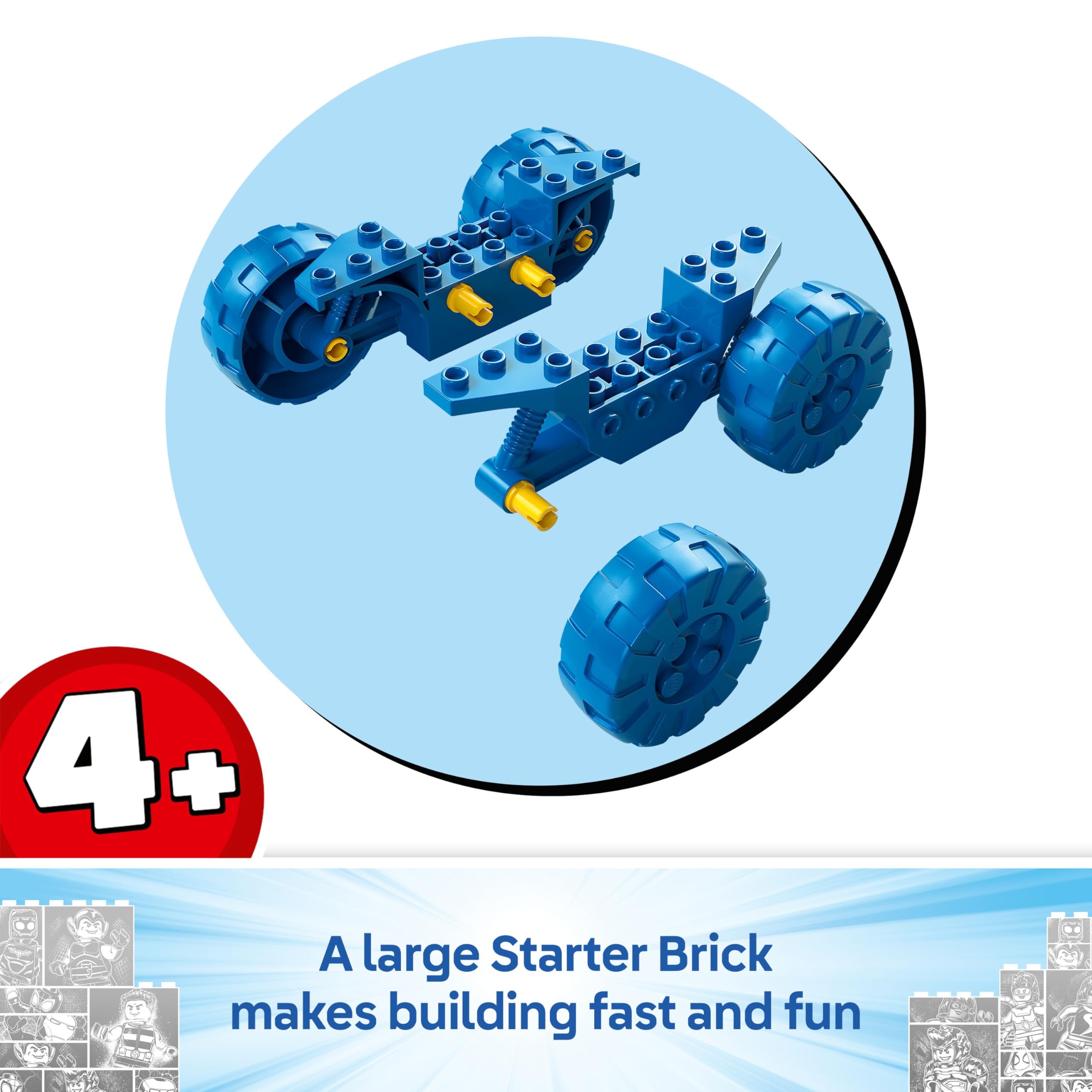 LEGO Marvel Team Spidey Dino Crawler Rescue Truck - Buildable Super Hero Vehicle Playset for Ages 4+ 10