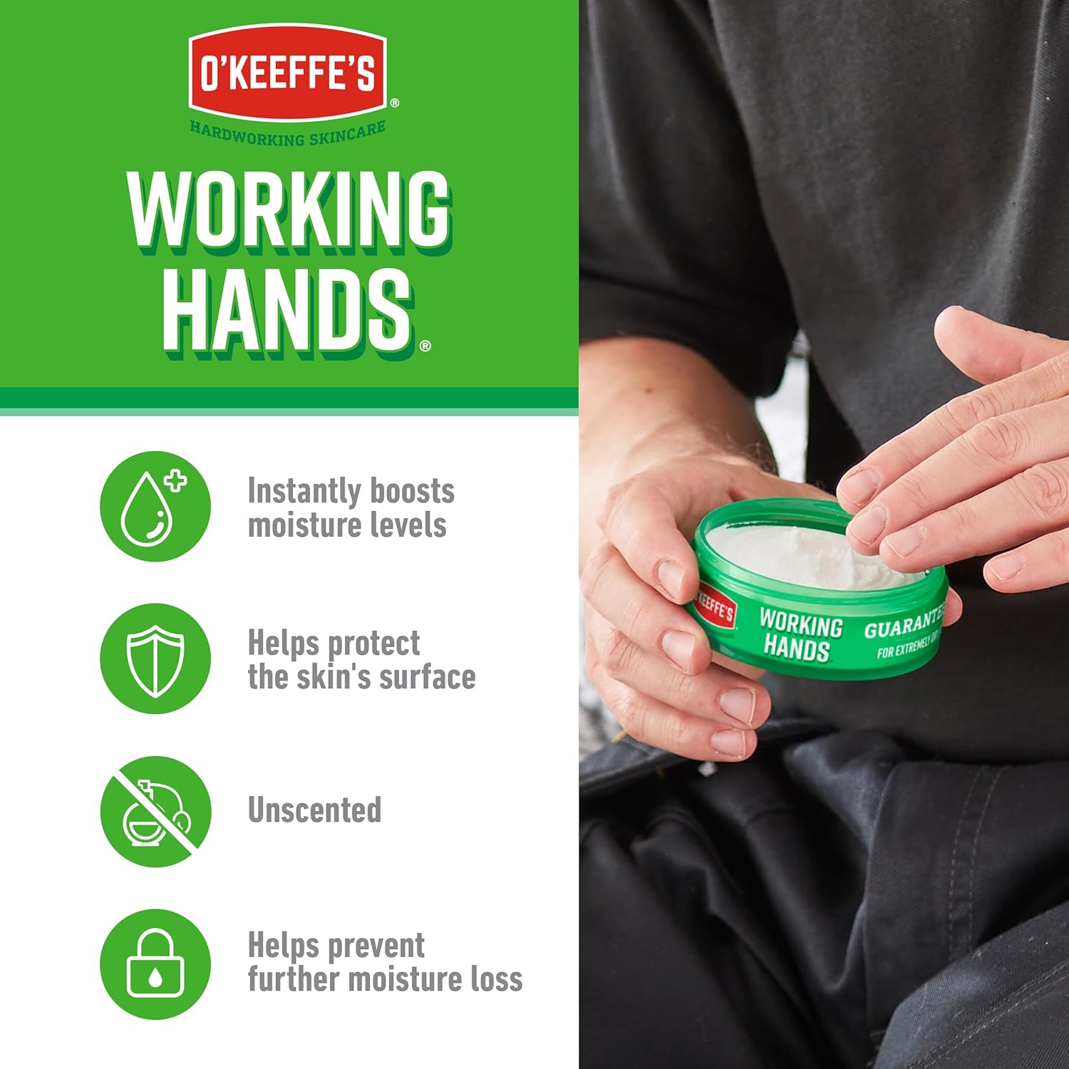 O'Keeffe's Working Hands Hand Cream (96g Jar, 2 Pack) 5