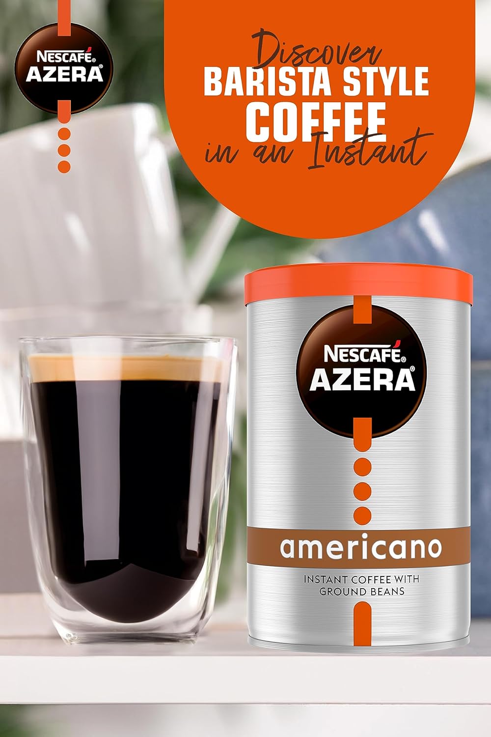 NESCAFÉ AZERA Americano Instant Coffee 90g (Pack of 6) 4