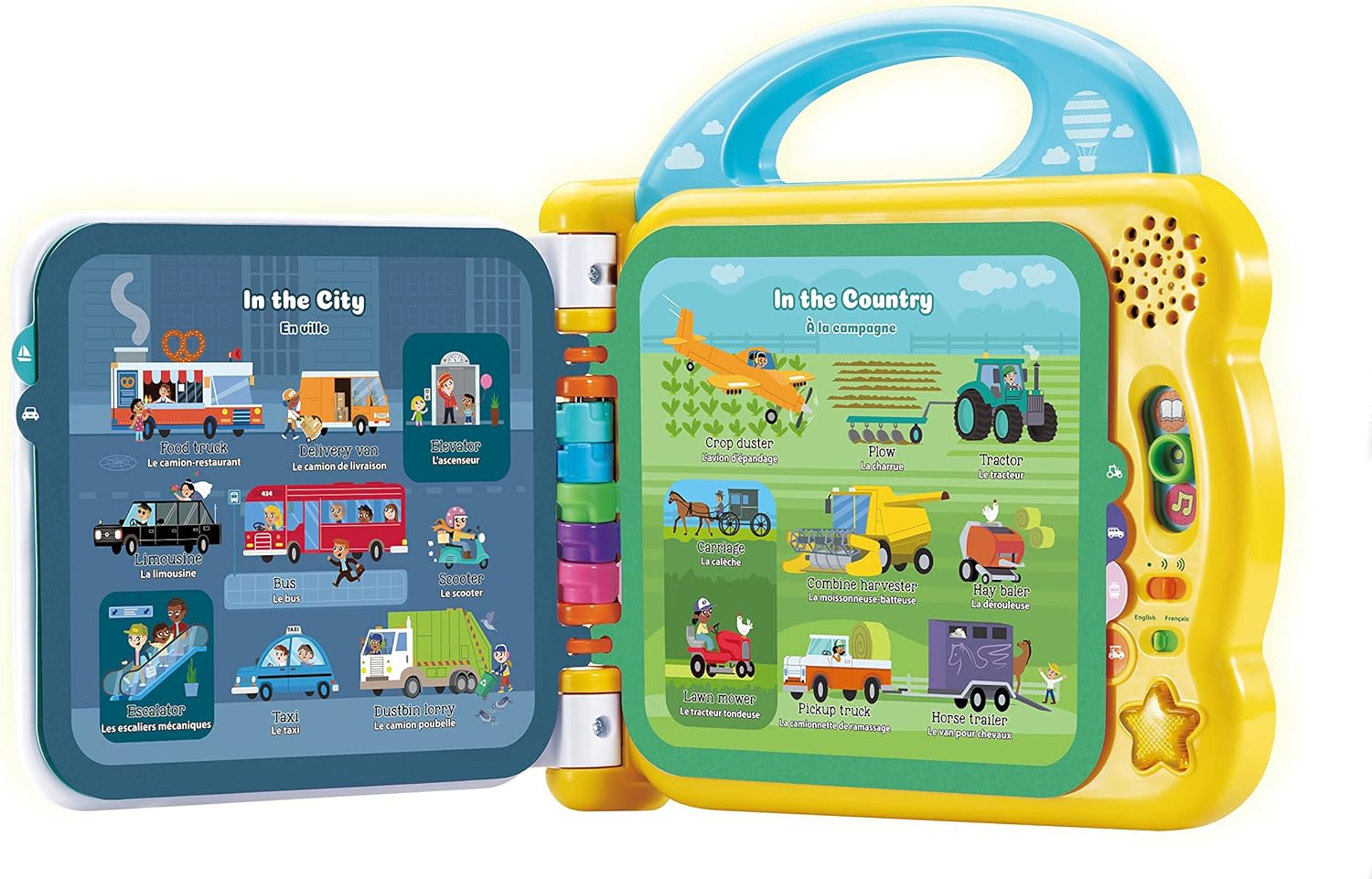 LeapFrog 100 Things That Go - Interactive Bilingual Learning Book for Toddlers 18M+ 5